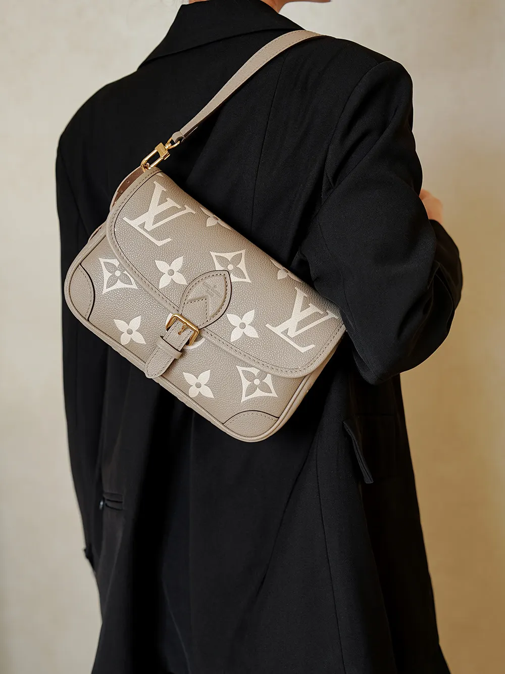 Gray Top Handle Bag Commuter