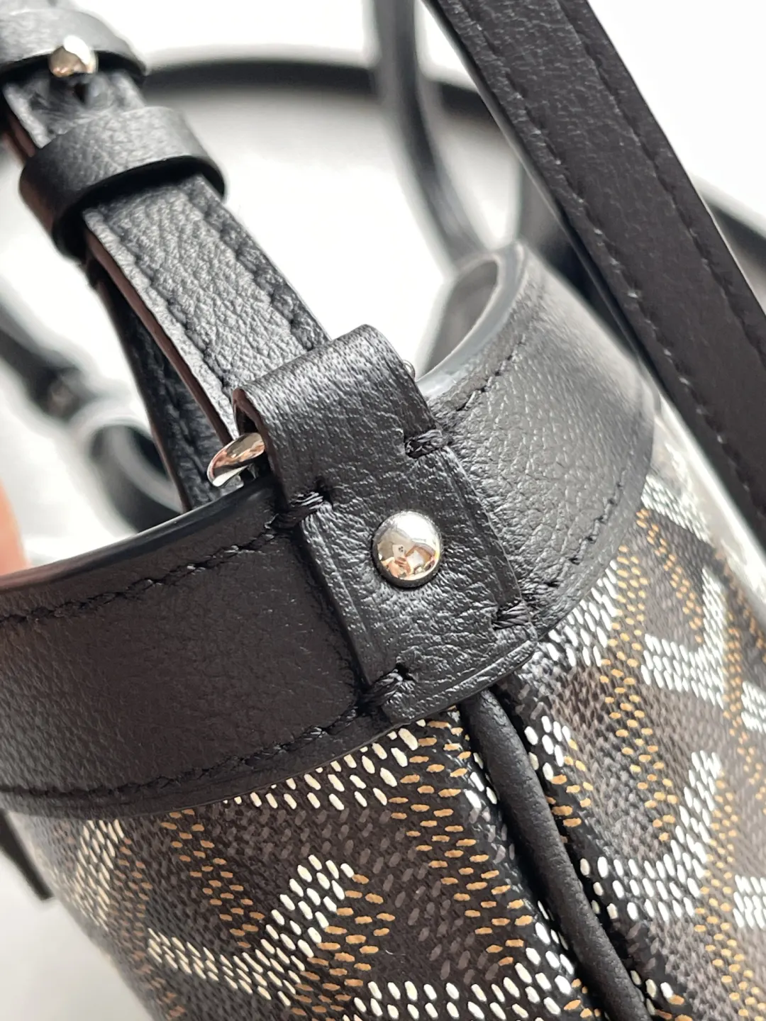 Goyard 黑色 皮革 水桶包 休闲水桶款