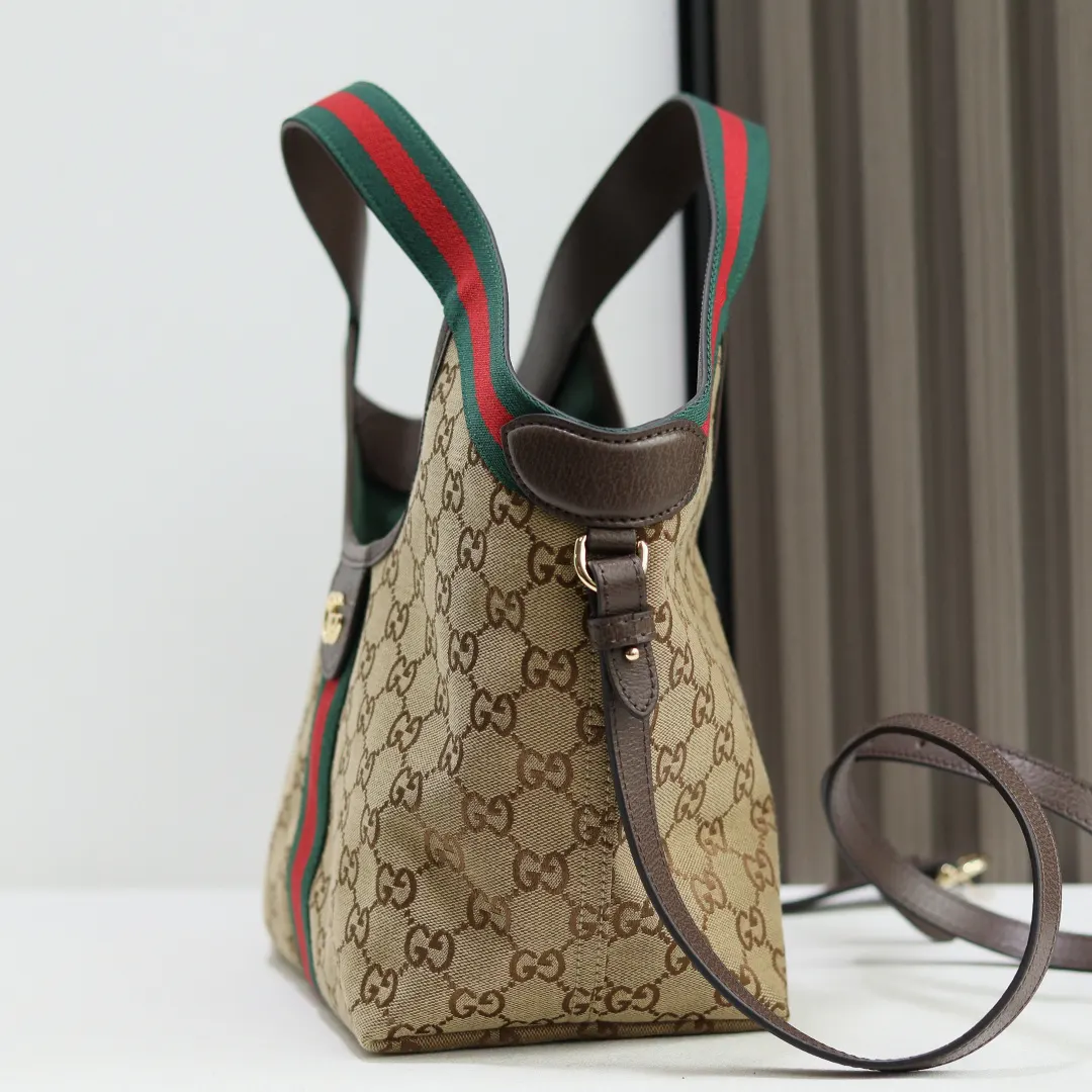 Gucci 棕色 托特包 手提单肩