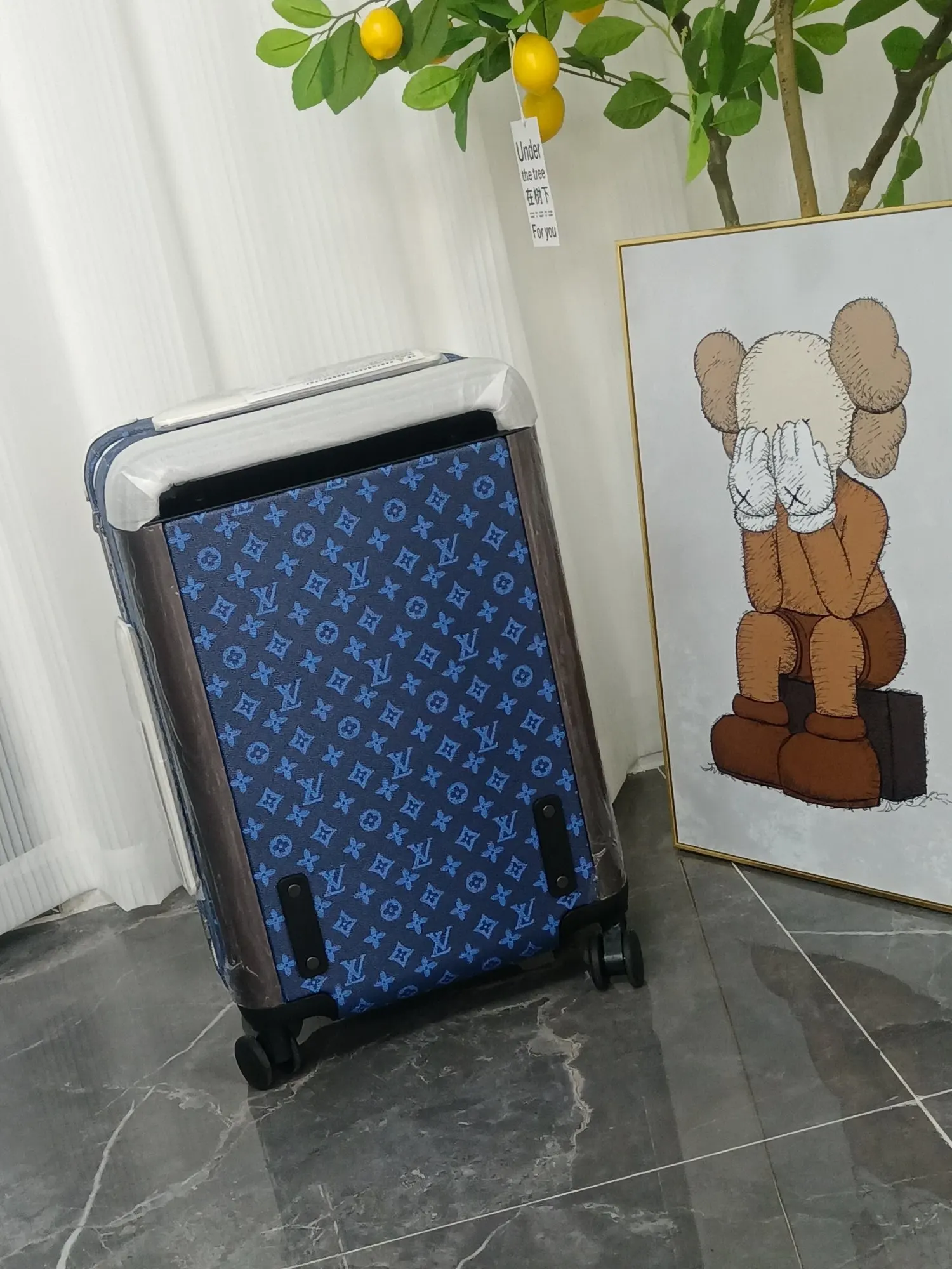 Suitcase Travel Lightweight Leather