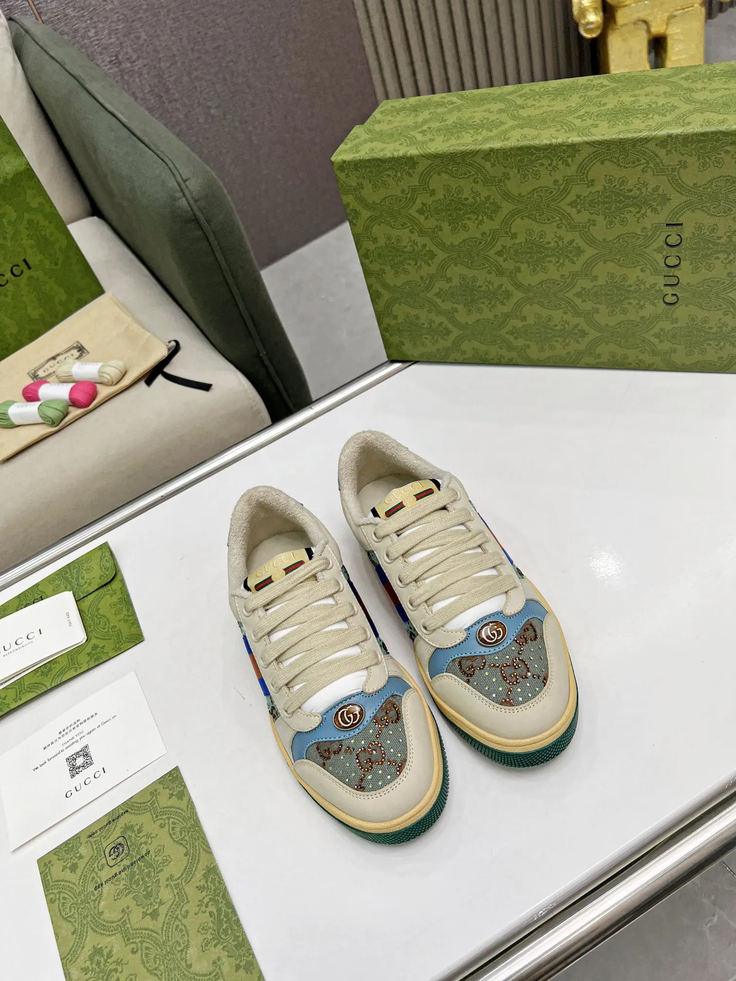 Gucci Logo休闲运动鞋 百搭款