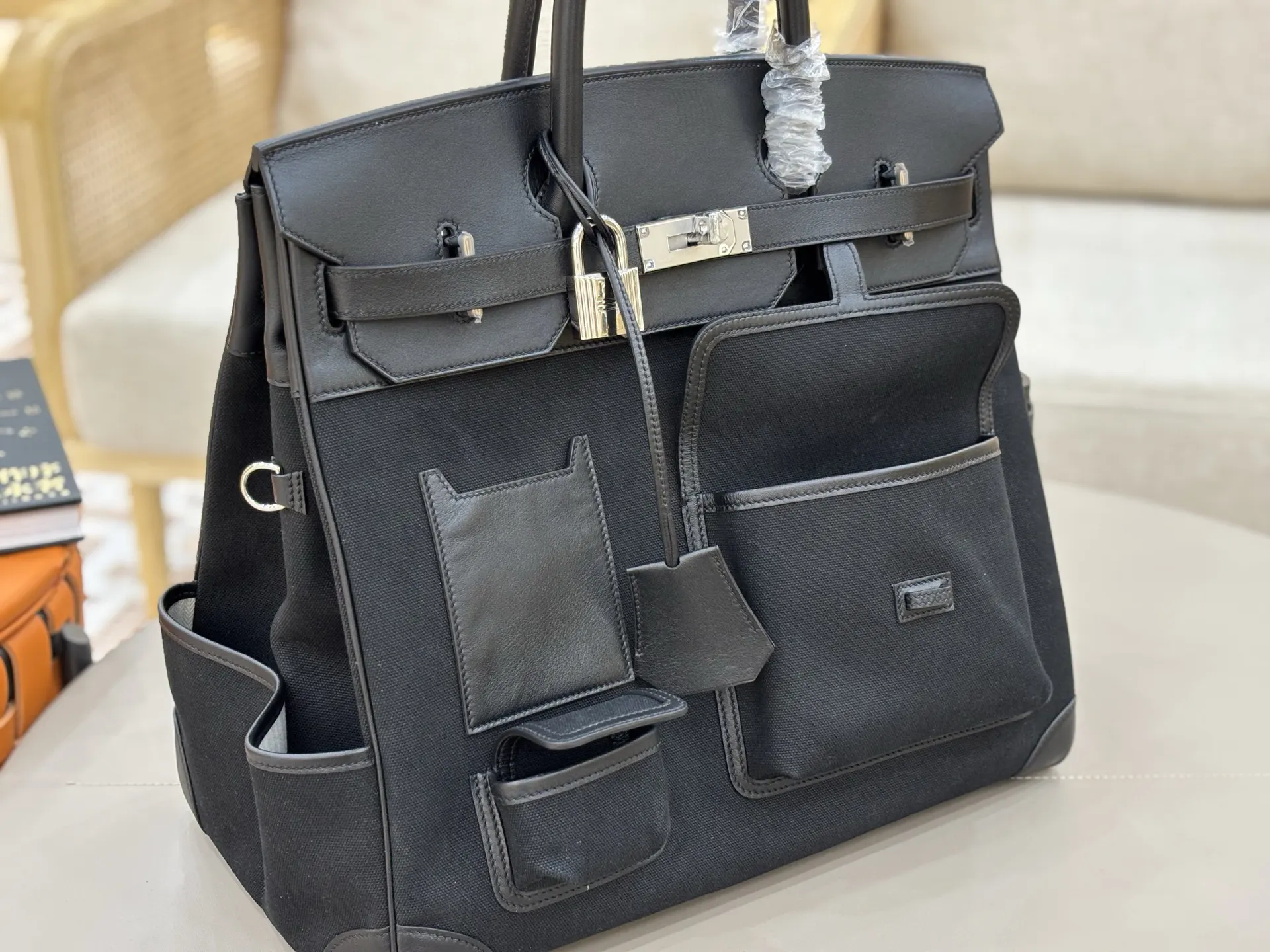 Black Fashion Item Travel Canvas