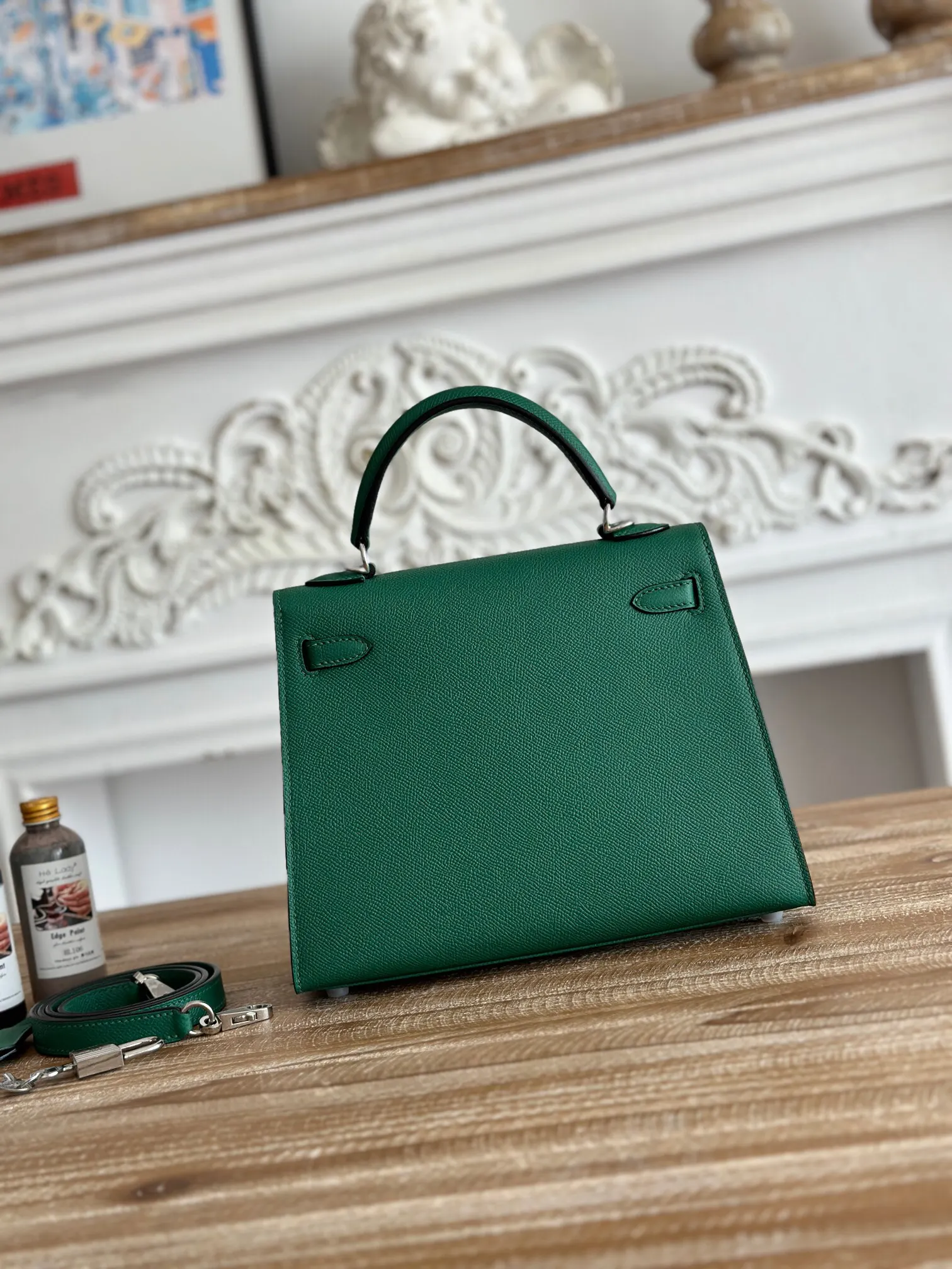 Hermès Kelly Top Handle Bag Classic Leather