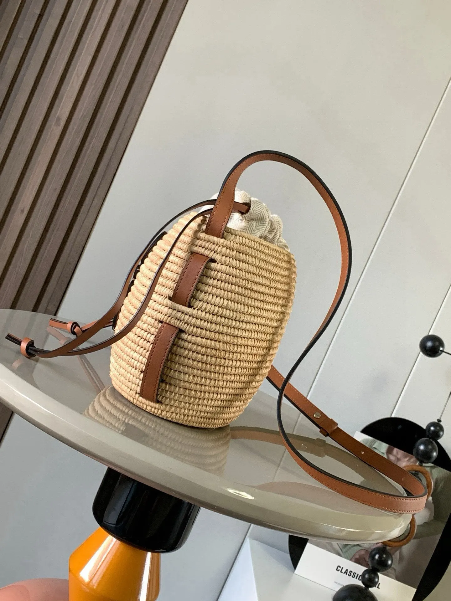 Brown Organizer Pouch Travel Leather