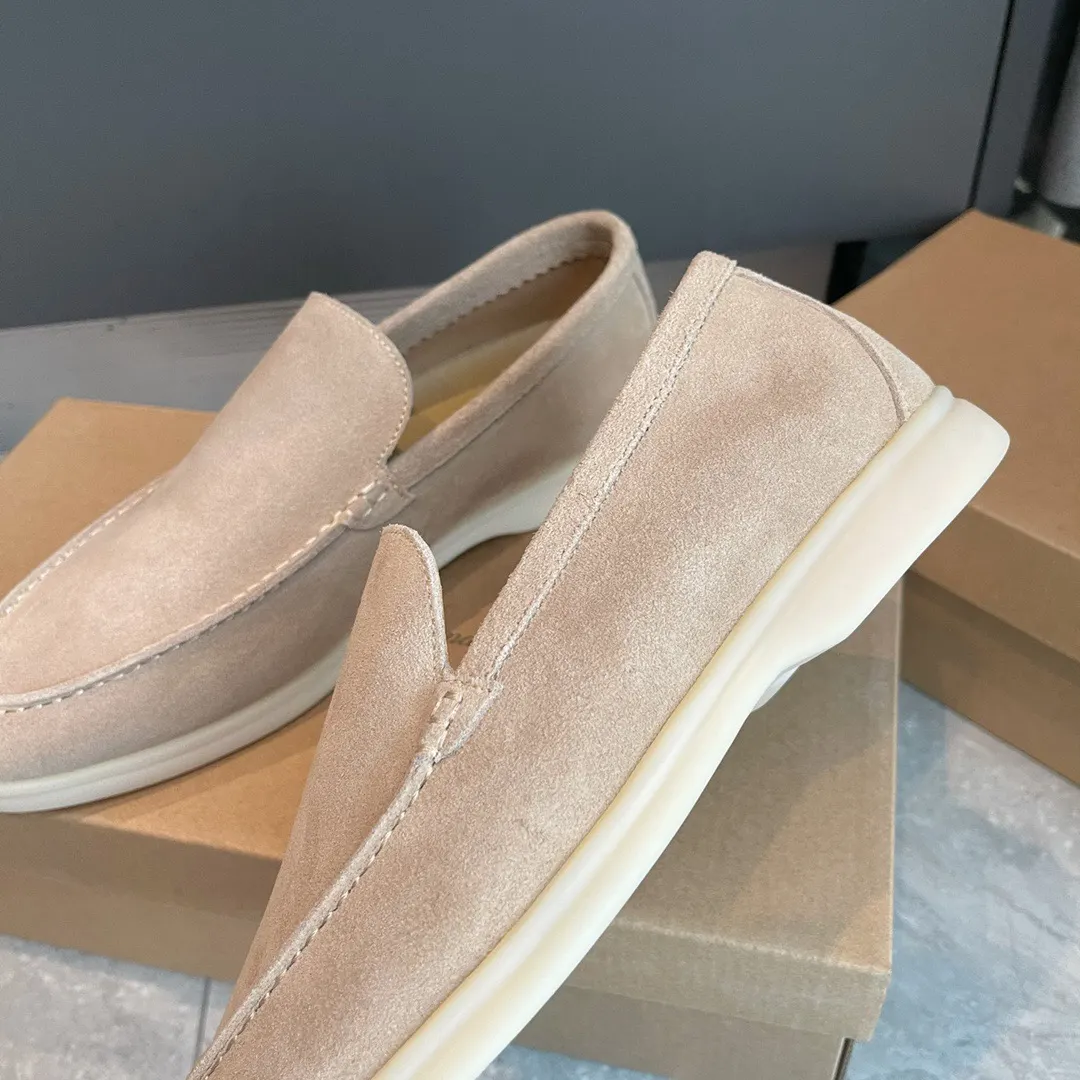 Loro Piana 杏色 乐福鞋 休闲百搭款
