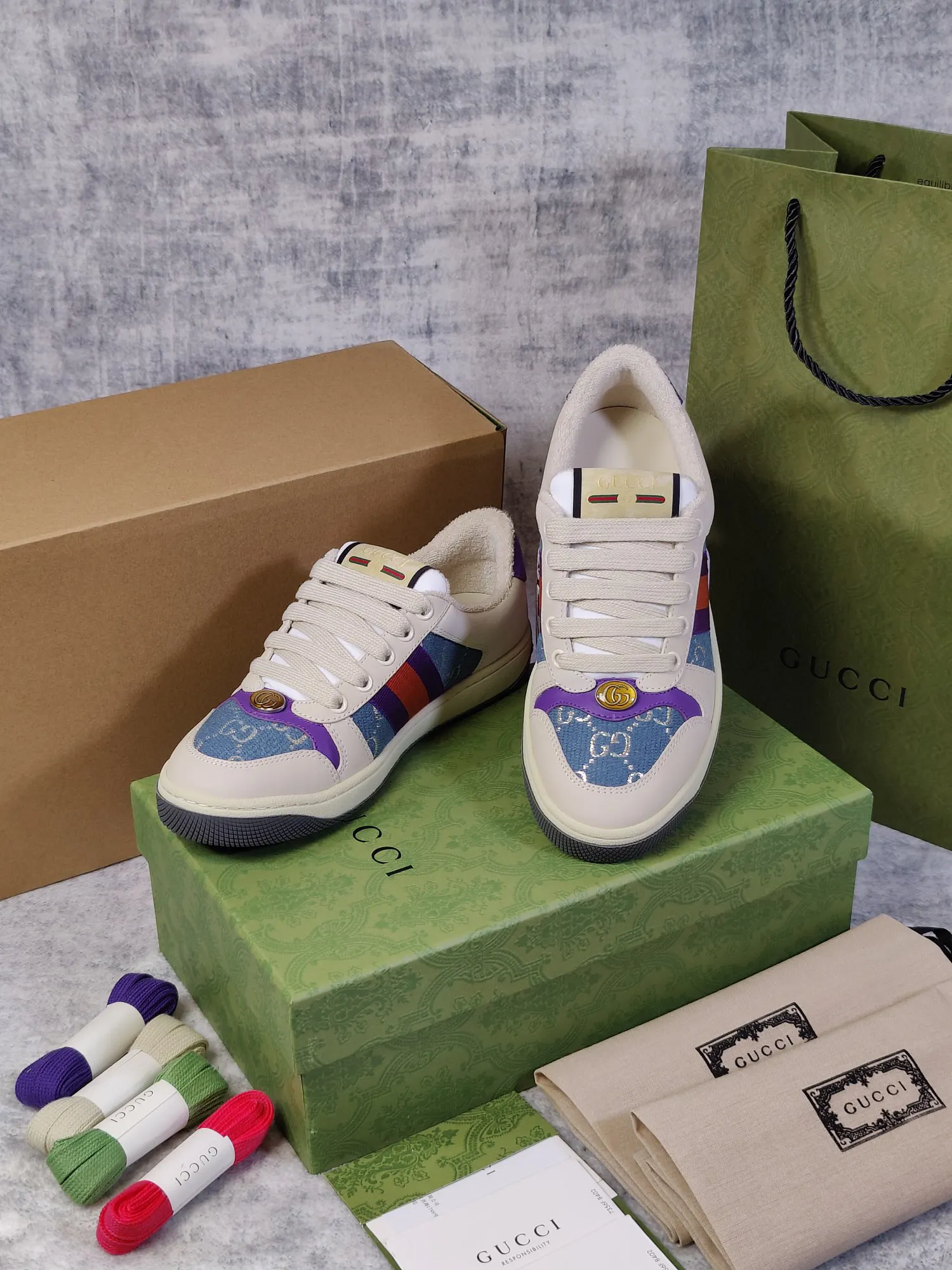 Gucci Logo休闲运动鞋 百搭款