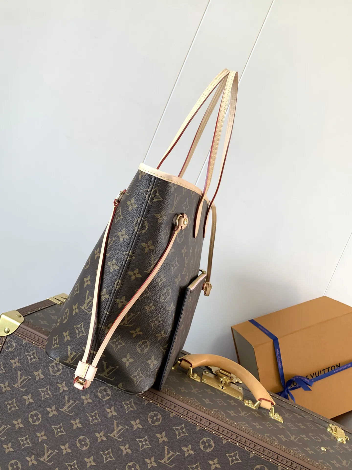 Neverfull 牛皮 托特包 大容量托特款