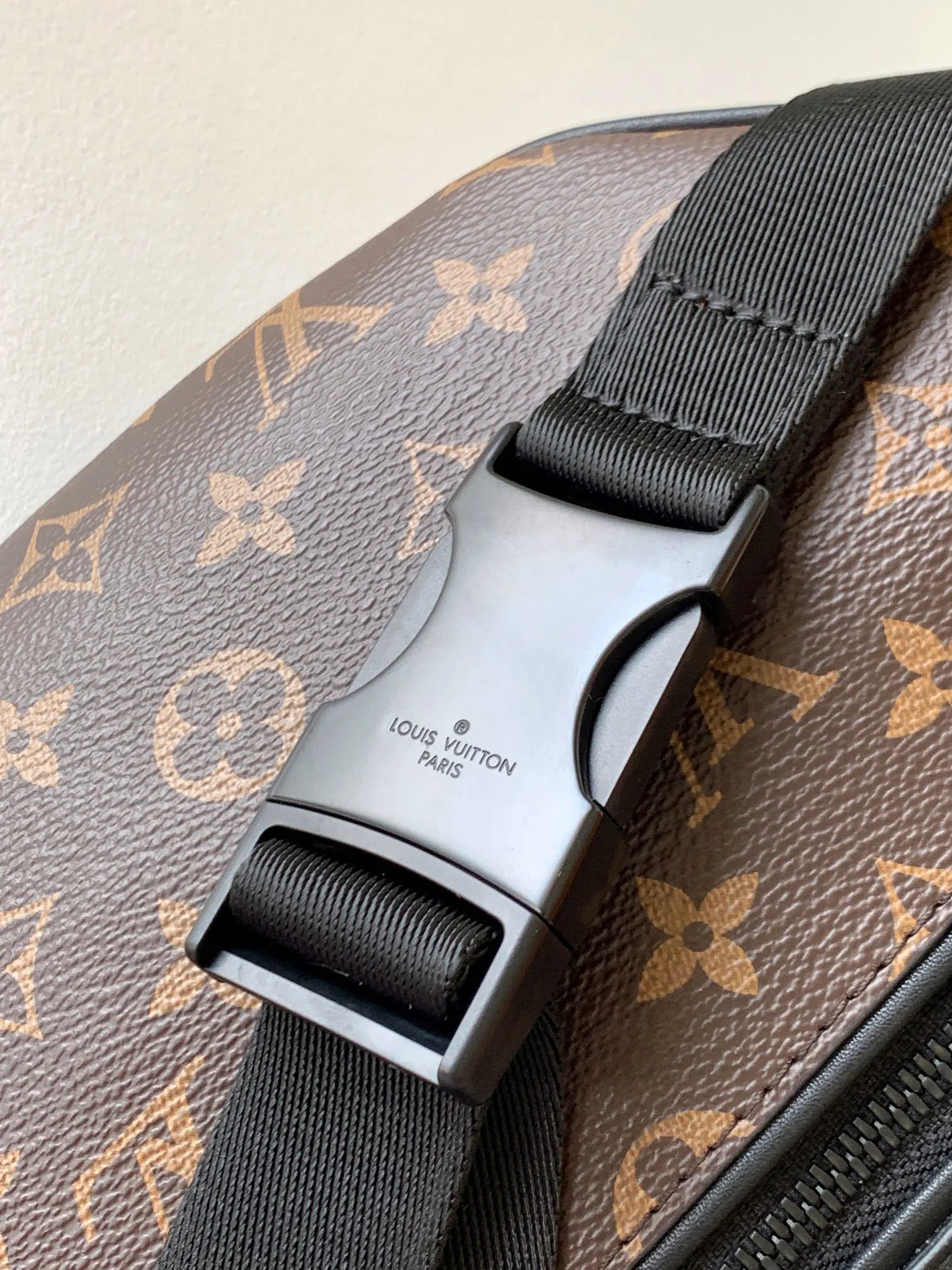 Monogram Belt Bag Casual Leather