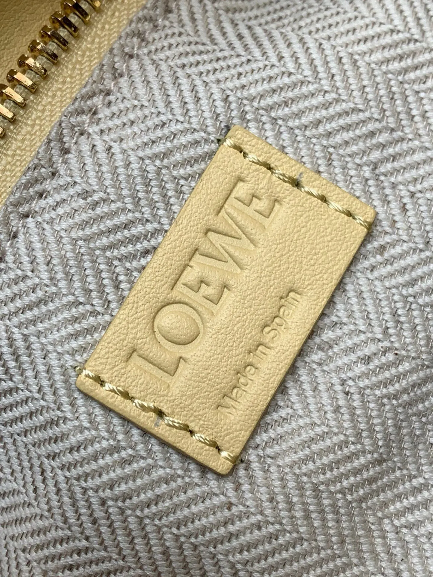 Yellow Clutch Bag Leather