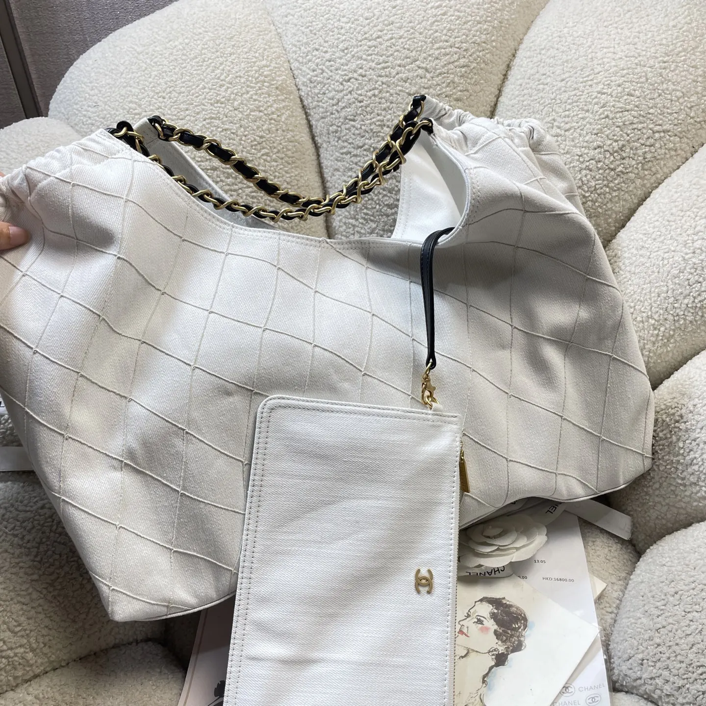 White Tote Bag Canvas