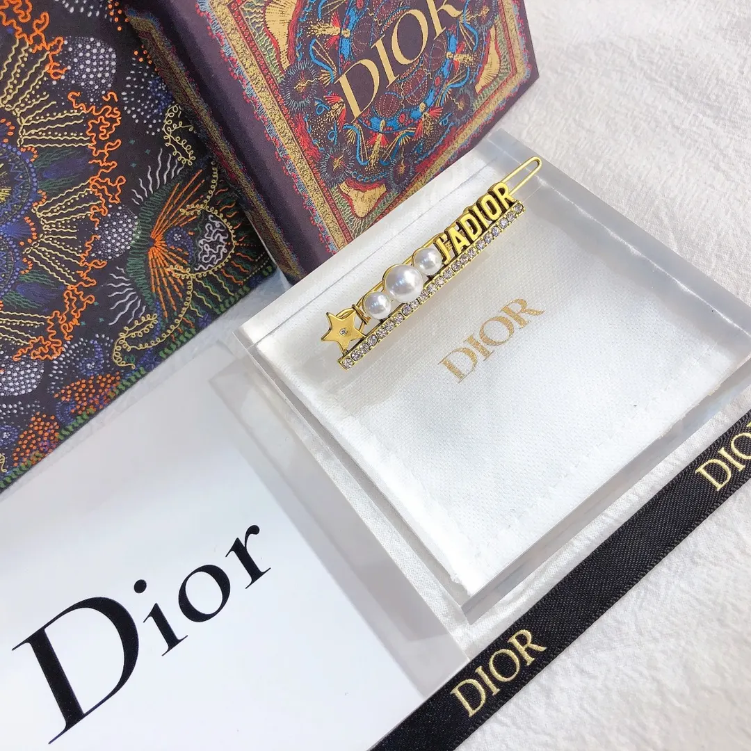 Dior J'Adior 黑色织带发饰 字母款
