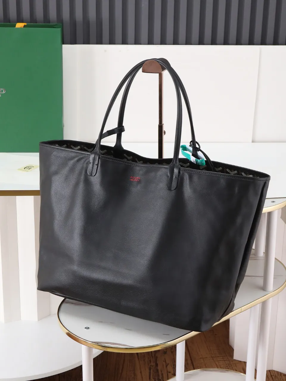 Goyard 黑色 小牛皮 托特包 大容量托特款