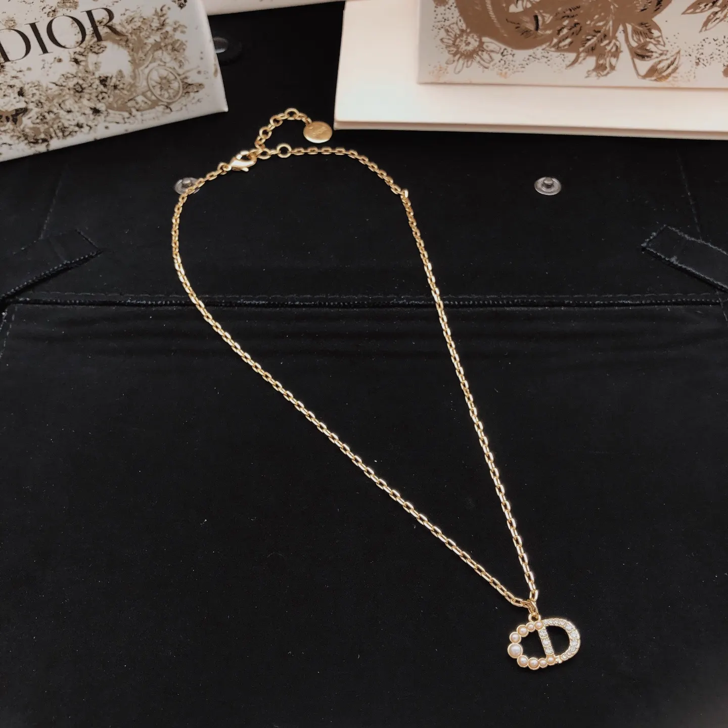 Dior CD吊墜項鏈 礼盒套装
