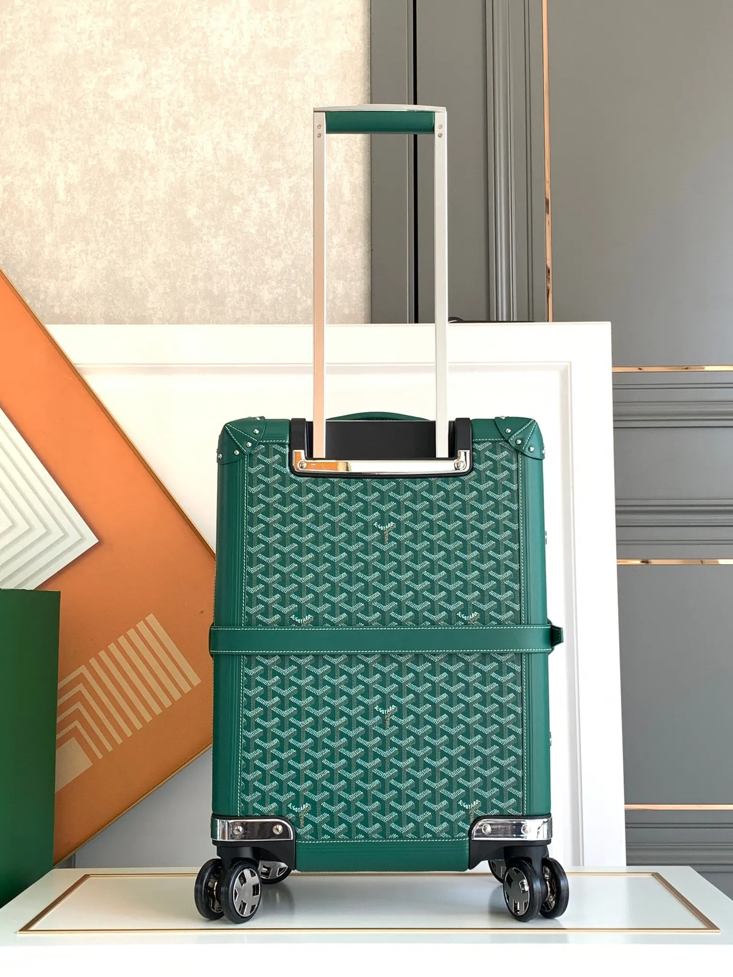 Goyard 戈雅 寸登机箱 全手工精心打造 行李箱 旅行拉杆款 轻便出行款