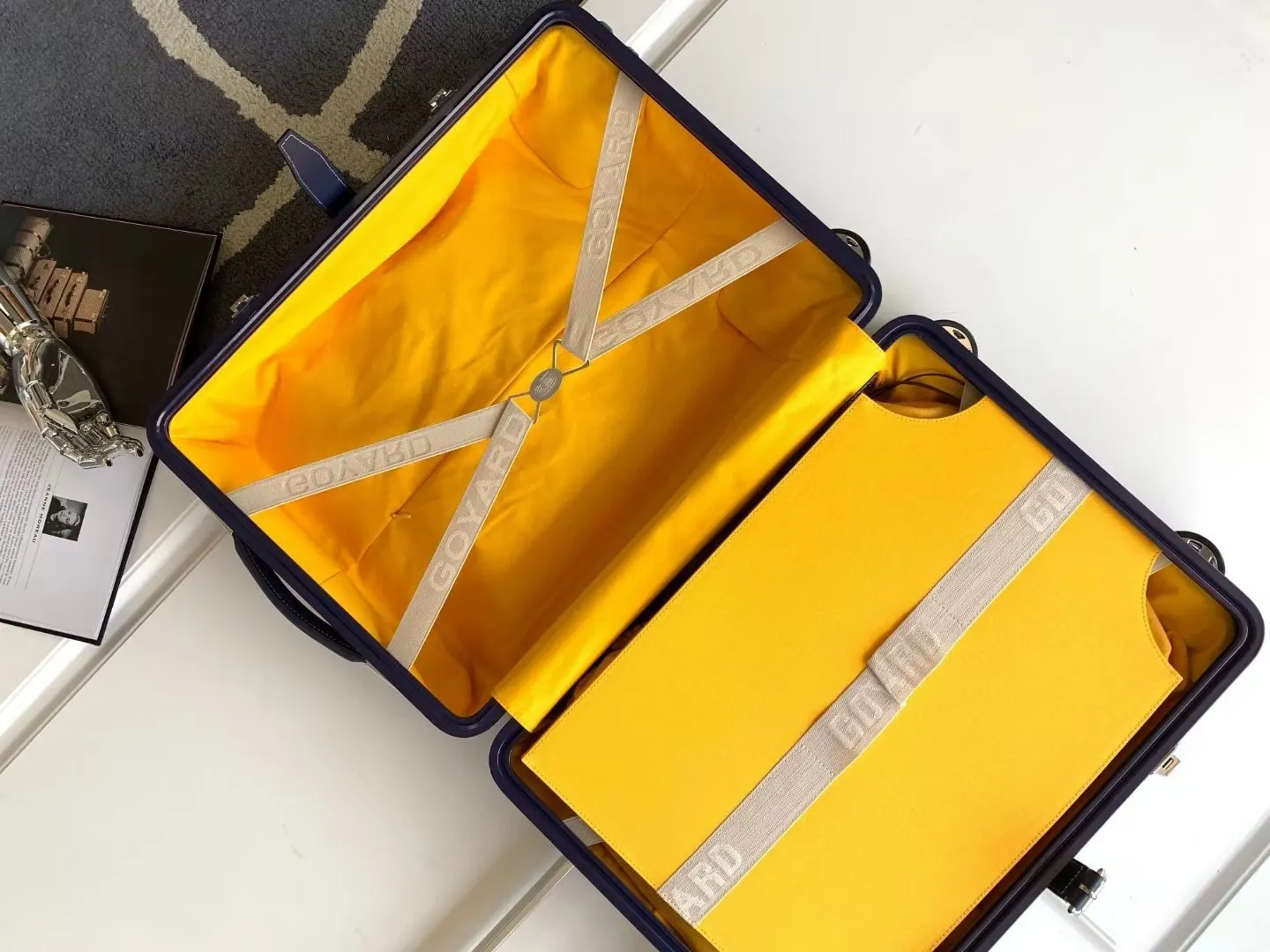 Goyard 戈雅 寸登机箱 全手工精心打造 行李箱 旅行拉杆款 輕便出行款