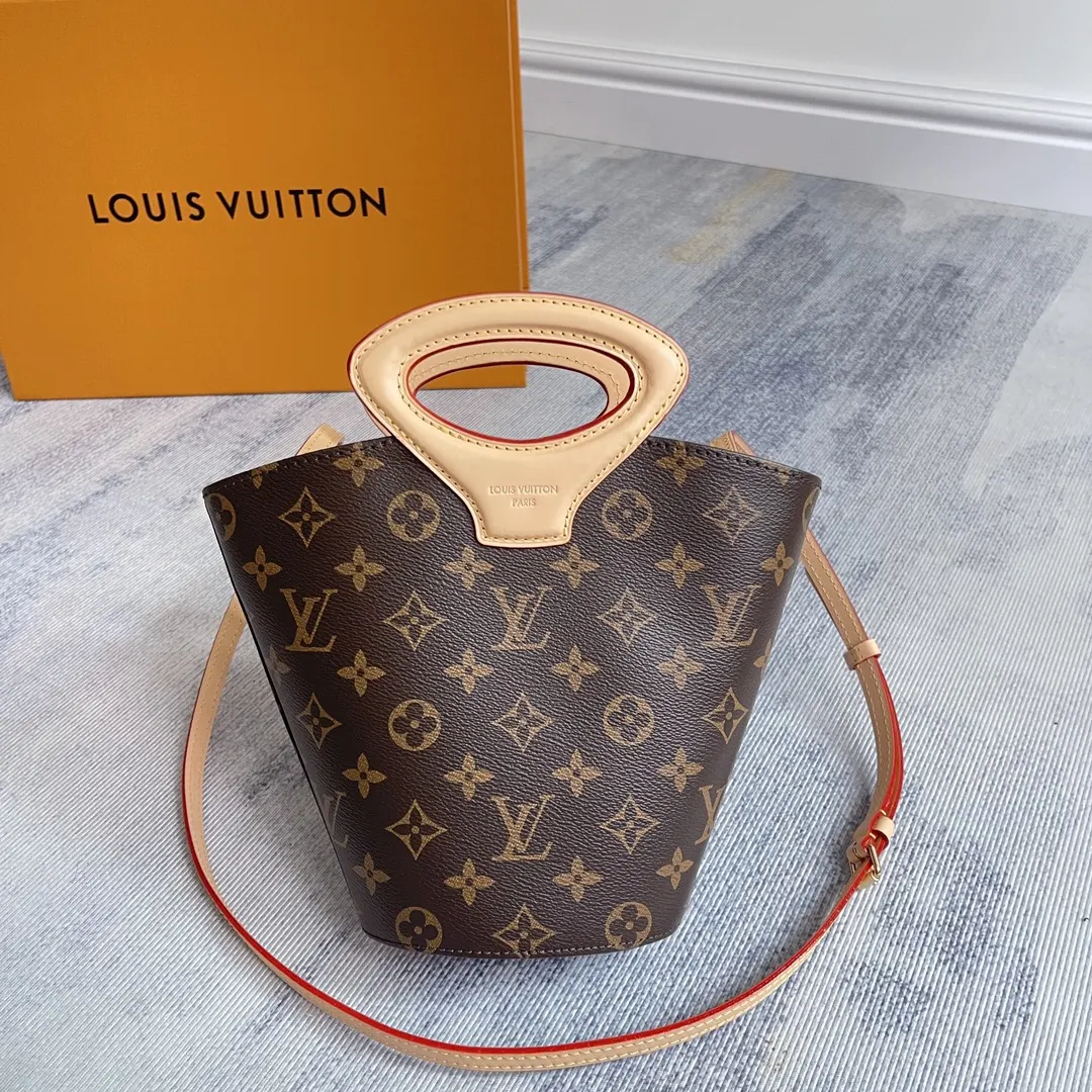LV 牛皮 动态 Nicolas Ghesq 水桶包 休閒水桶款