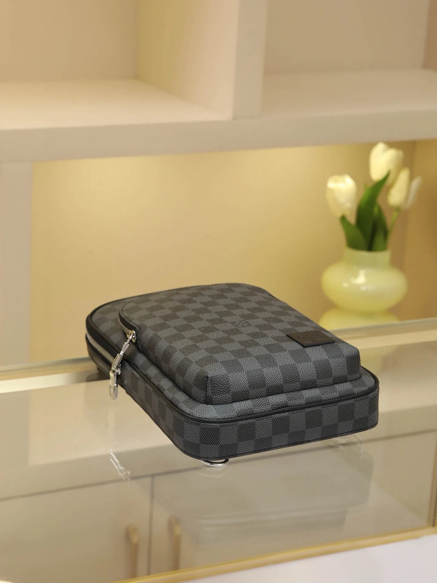 Louis Vuitton Shoulder Bag Canvas Leather