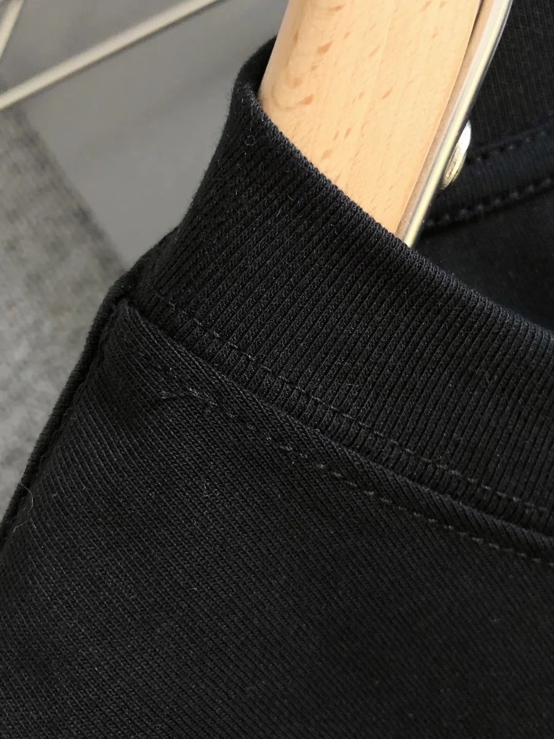 Dior 黑色字母印花短袖T恤 街头