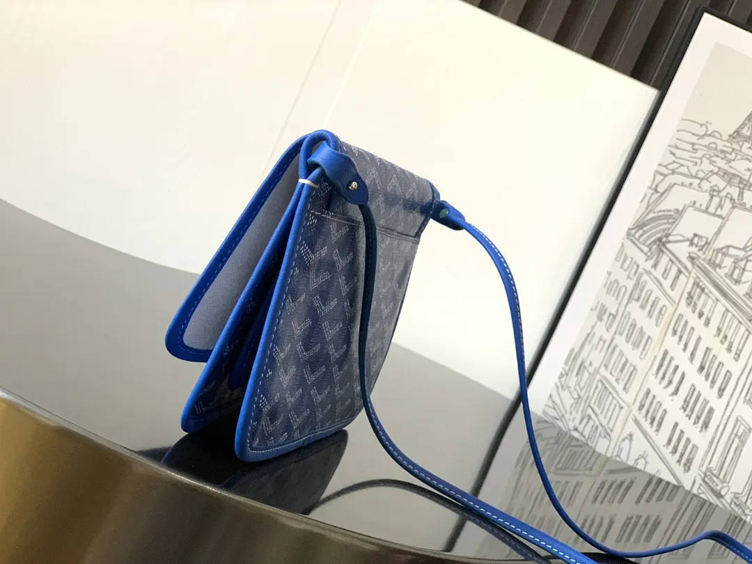 Goyard 浅藍 PLUMET 手拿包 精致手拿款