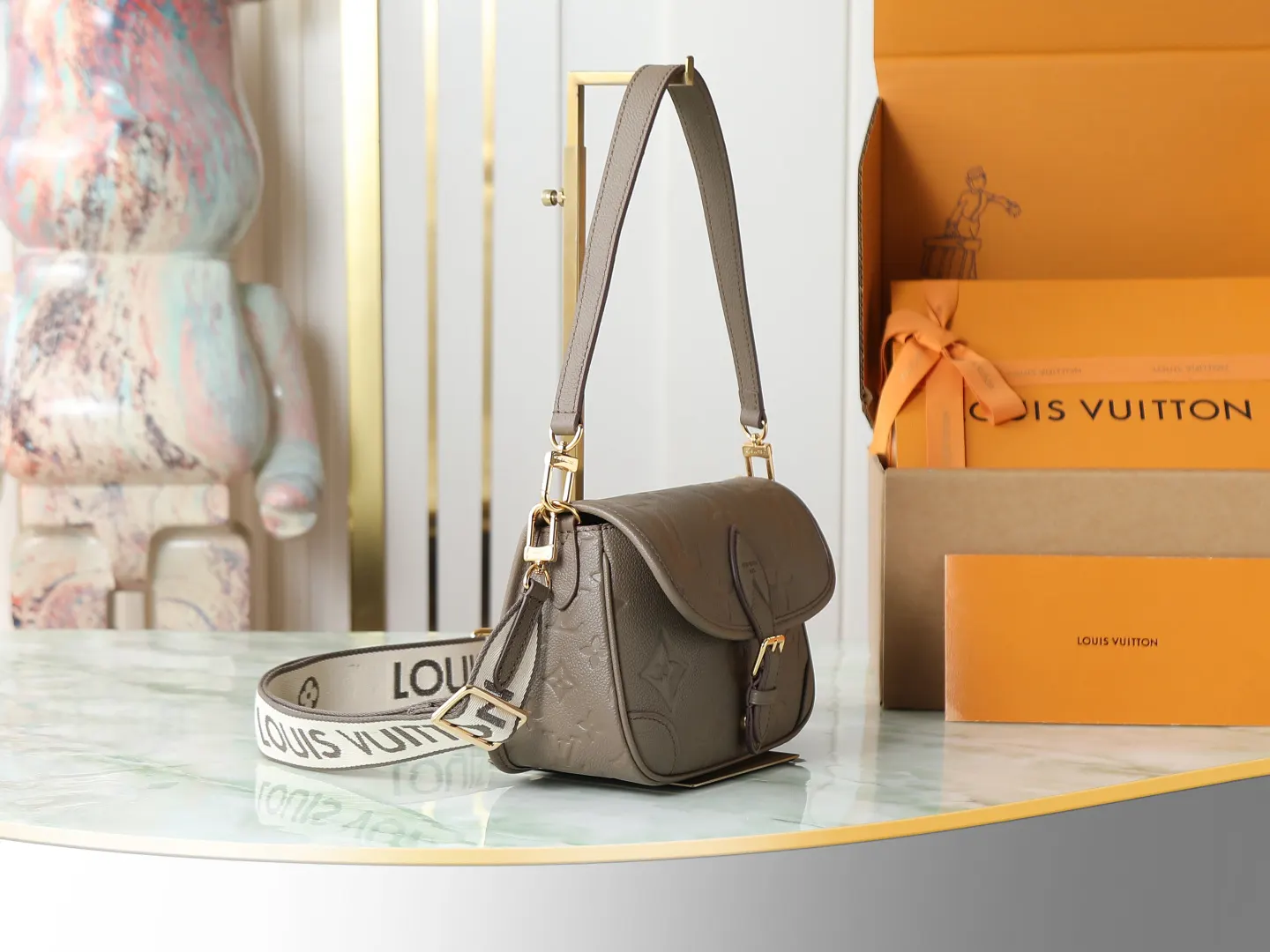 LV Diane 卡其色 手袋 通勤款｜ORBUYBAG 岚奢包高端时尚精品