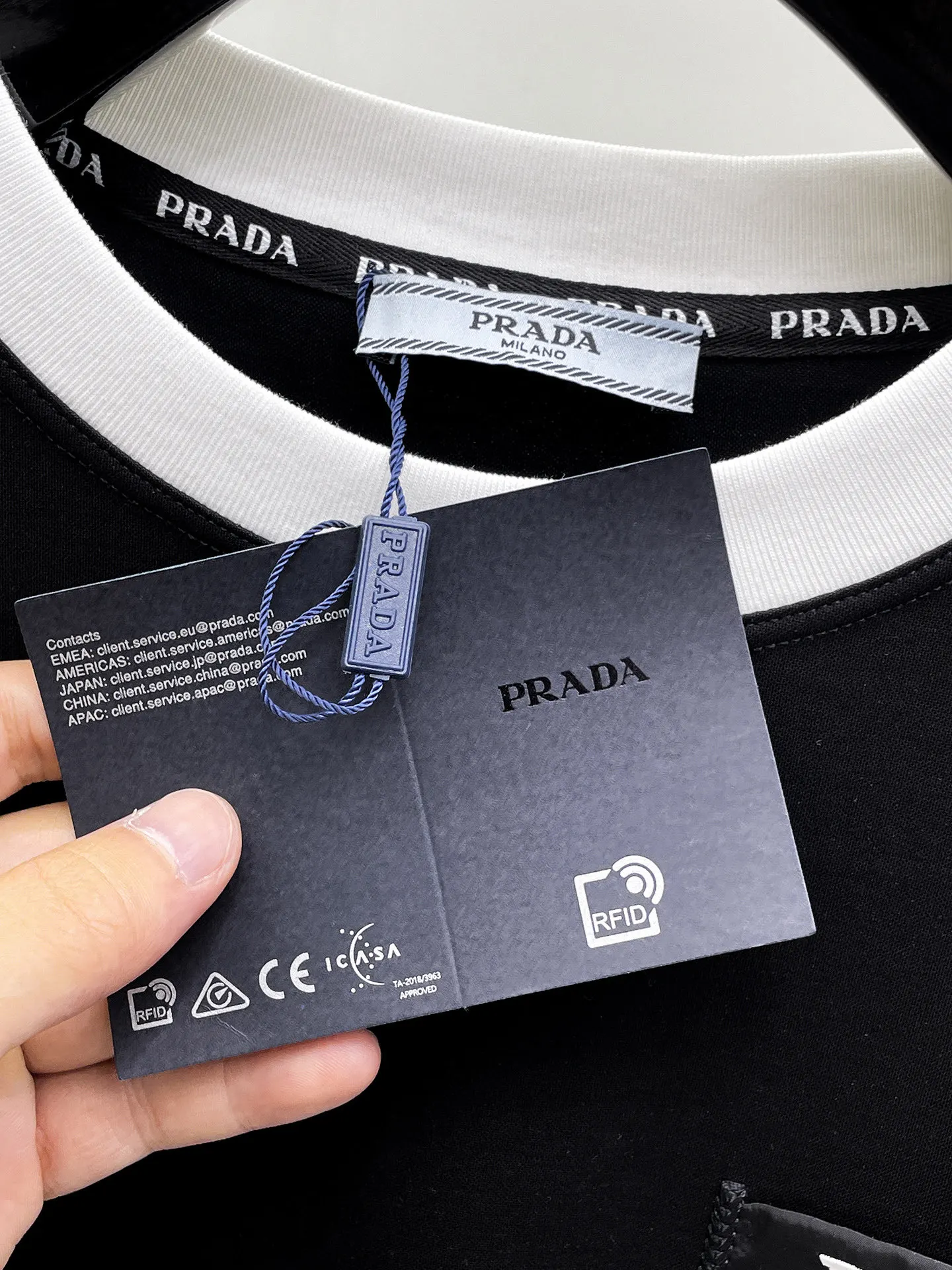 Prada 马年贺岁 棉质 Logo 短袖T恤