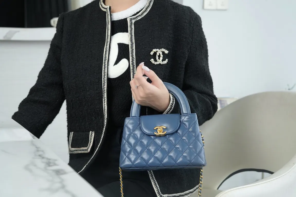 CHANEL 黑色 羊皮 手提包 通勤手提款