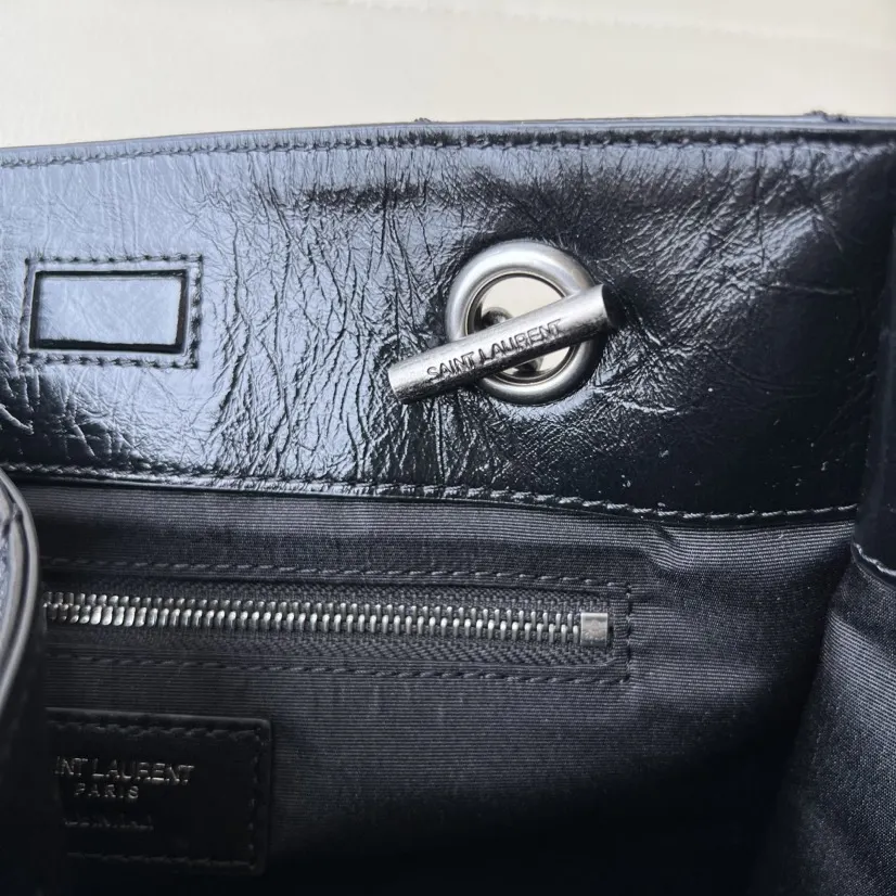 Silver Chain Bag Leather Image 9 Silver Chain Bag Leather Image 9