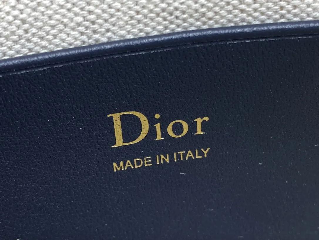 Dior Oblique Black Leather Chain Bag Handheld Messenger