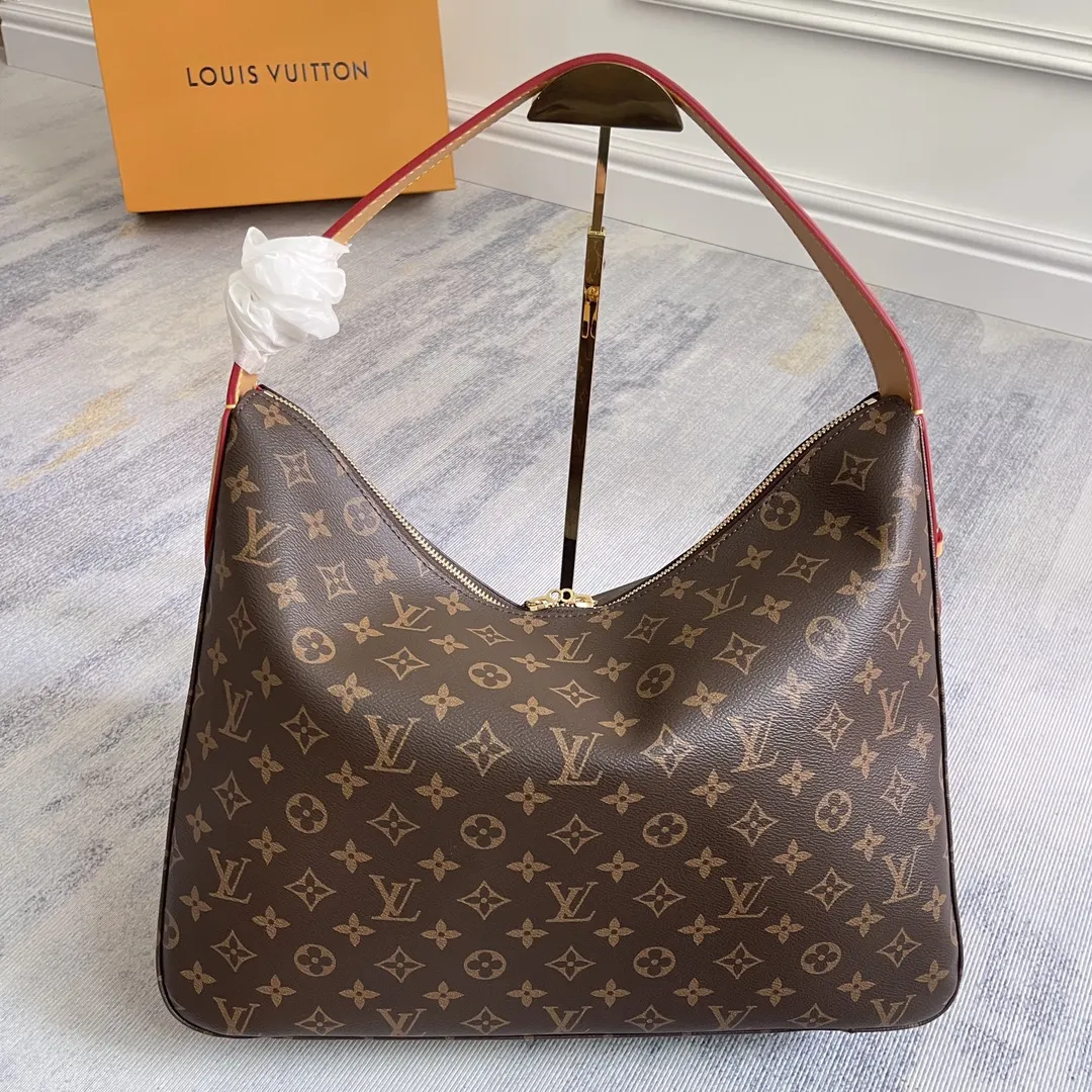 Monogram Top Handle Bag Commuter Leather