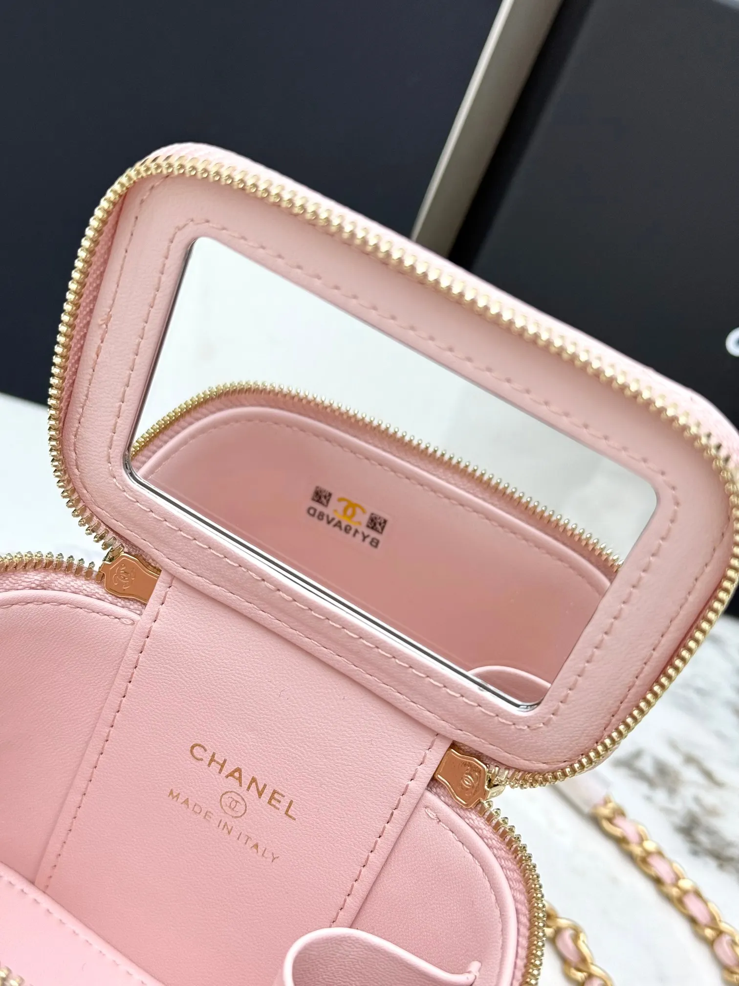 CHANEL 金色 羊皮 鏈條包 精致鏈條款