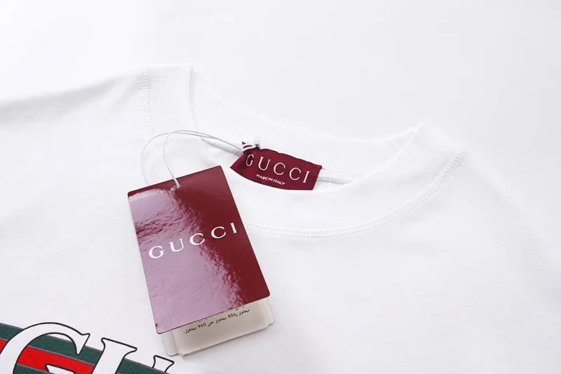 Gucci 双G扣牛皮腰带 白色