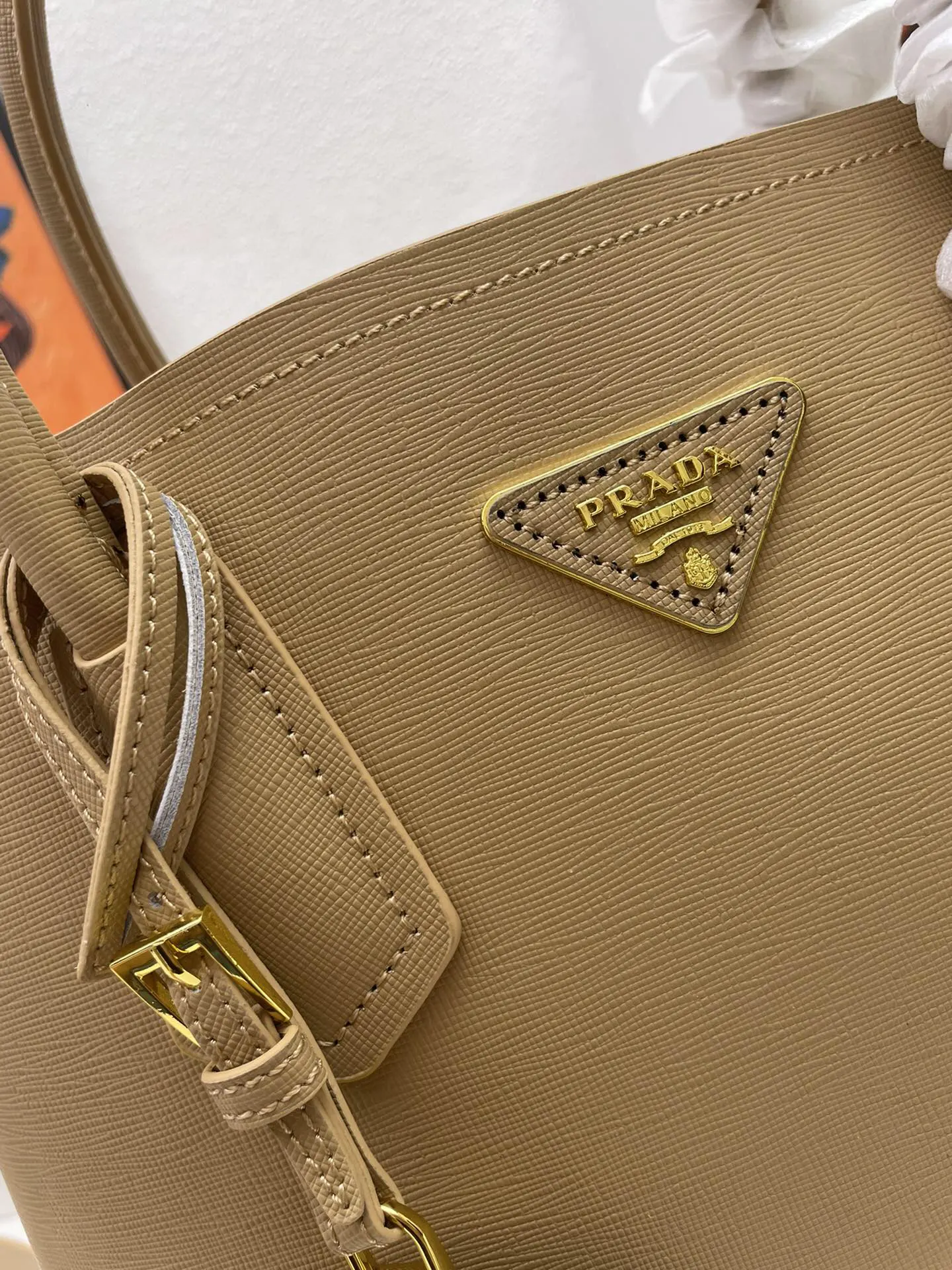 Prada Saffiano Tote Bag Lightweight Leather