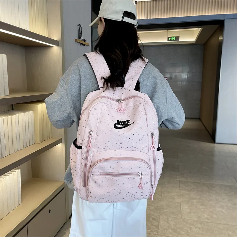 街头潮流运动休闲个性满天星运动学院风高中大学 双肩包 实用双肩款