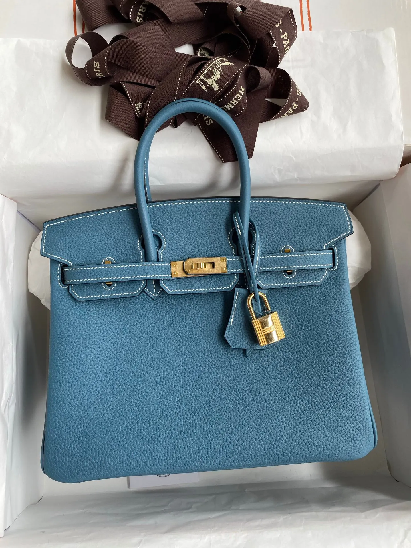 Hermès Birkin 黑色 Togo牛皮 手提包 13cm