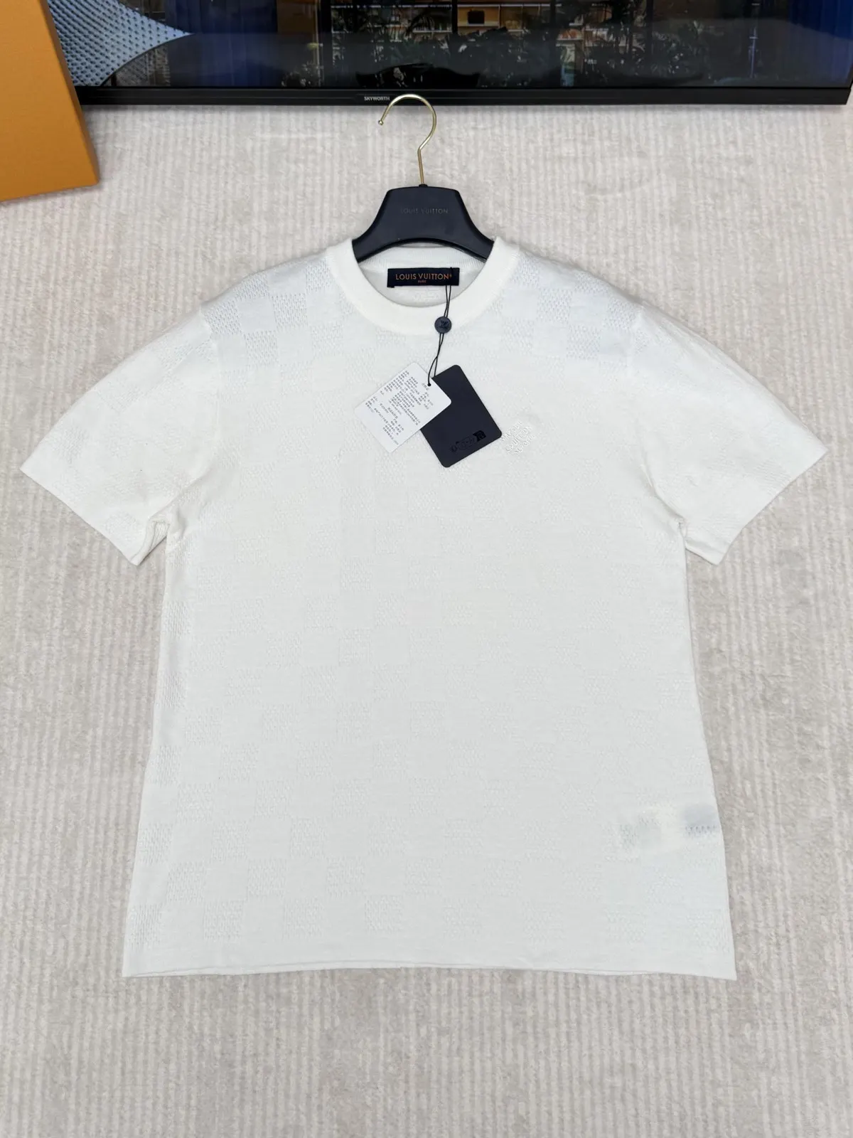 Louis Vuitton 刺繡 Polo衫 白色