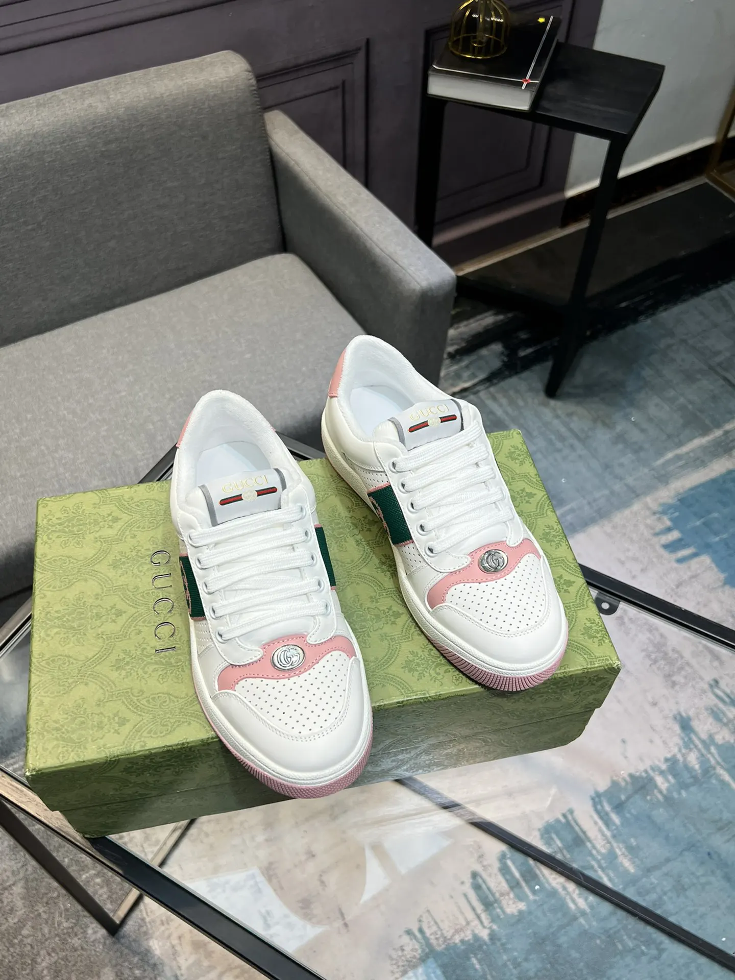 Gucci Logo休閒運動鞋