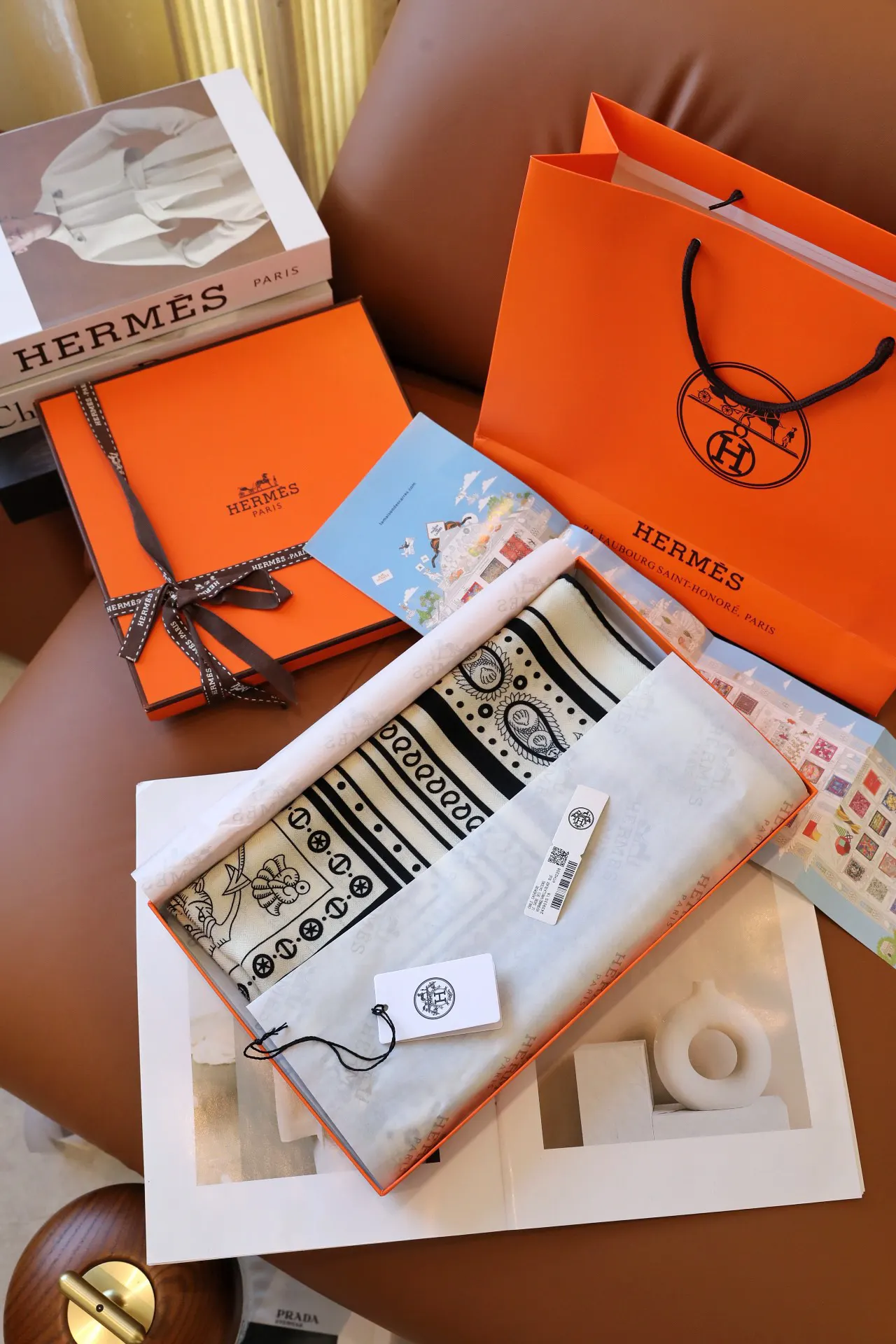 Hermès 丝巾 精致配饰