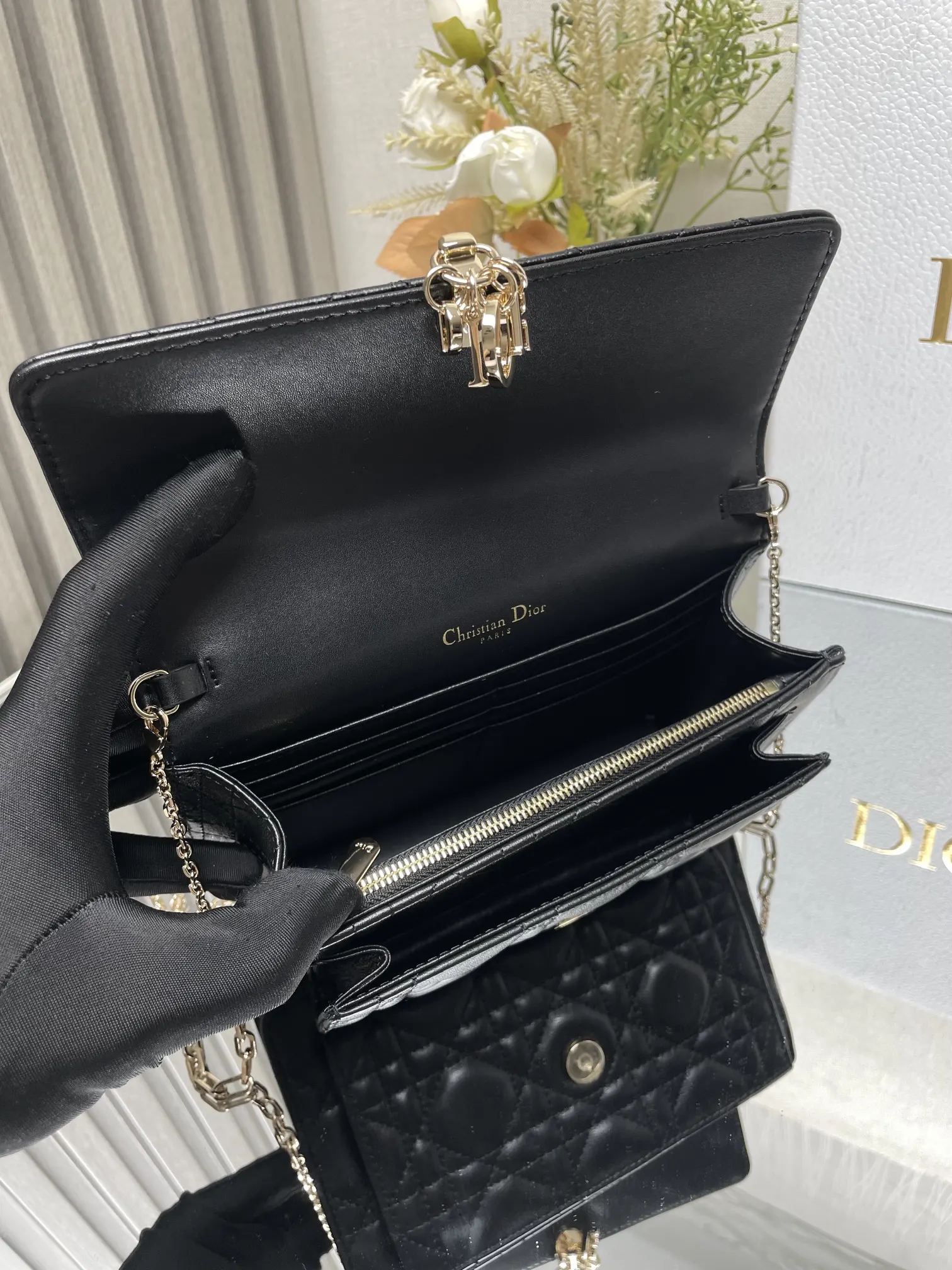 Dior Black Chain Bag