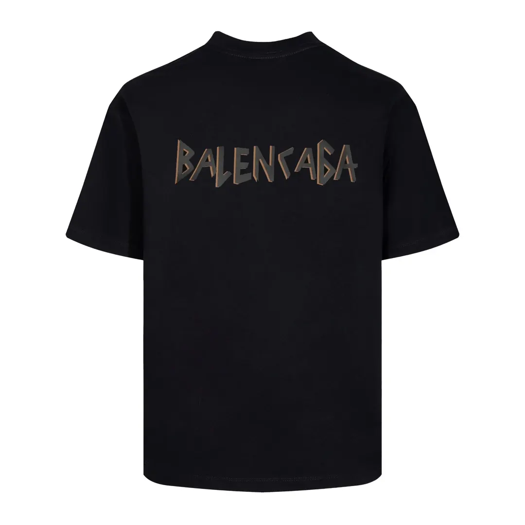 Balenciaga Black Short Sleeve T-Shirt Loose