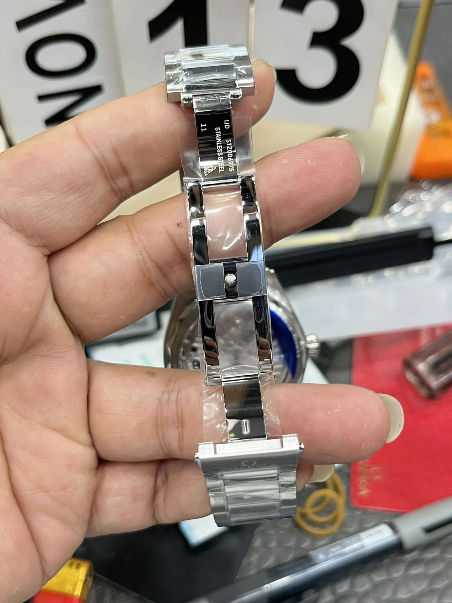 Omega 专供大厂出品 VS欧米茄海马 系列 柚木蓝面 手表 经典腕表款