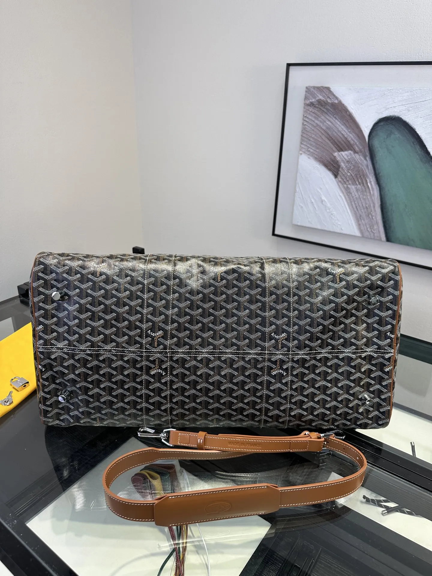 Goyard 棕色 戈雅 Boston 旅行袋 棕色 旅行袋 大容量旅行款