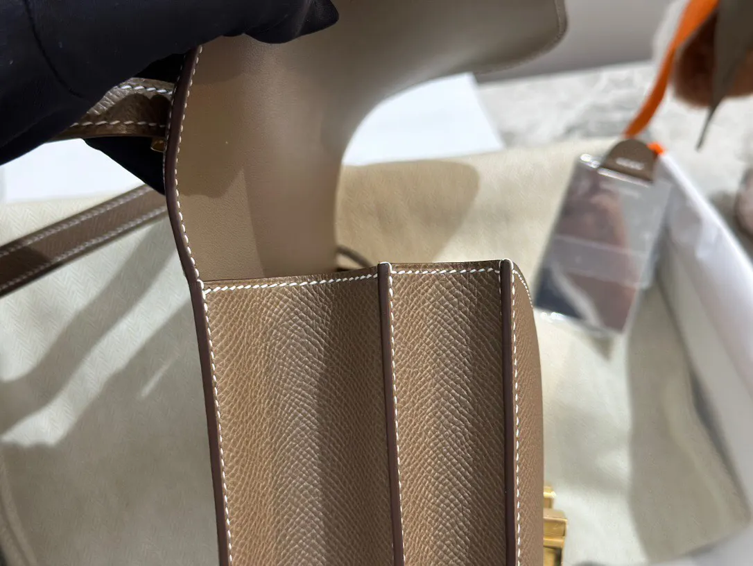 Hermès Constance Epsom掌纹牛皮 斜挎包 19cm