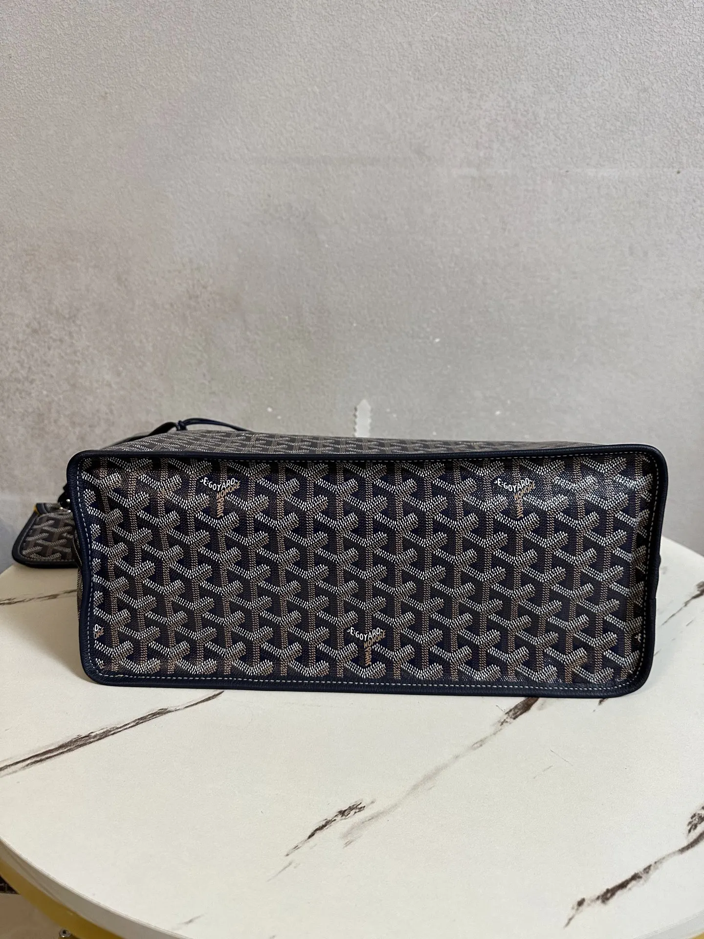 Goyard 藍色 深藍 小牛皮 托特包 大容量托特款
