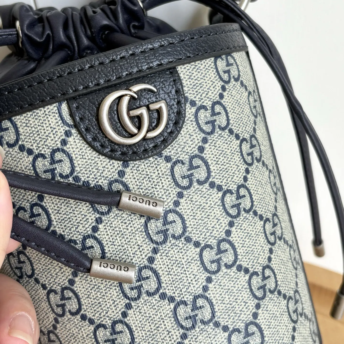 Gucci Ophidia GG Supreme老花水桶包 手提单肩款