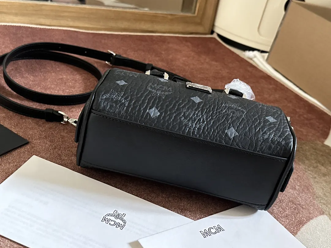 Black Fashion Item Travel Leather