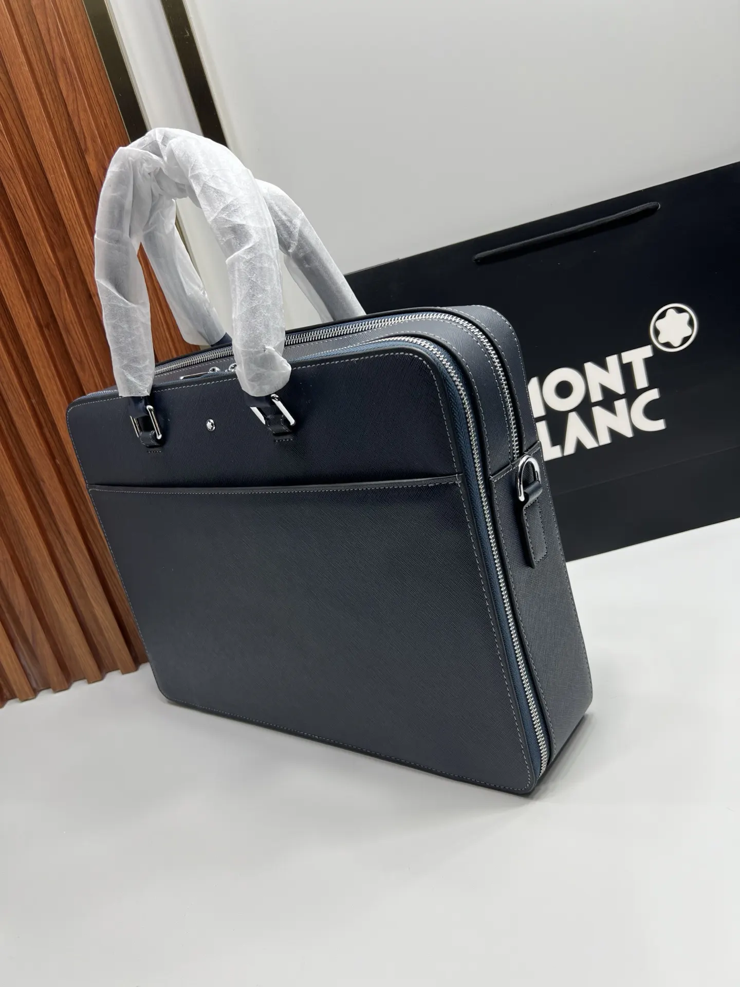 Blue Briefcase Business Commuter