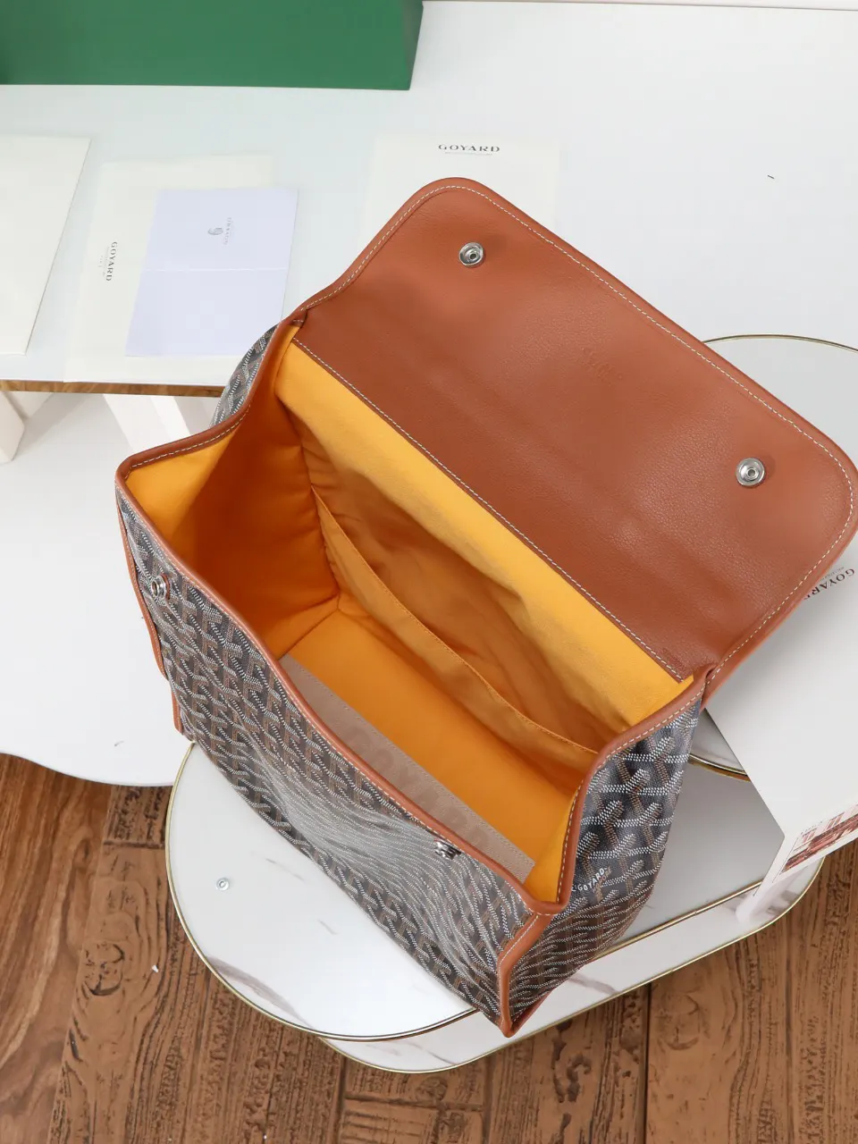 Goyard 棕色 双肩包 实用双肩款