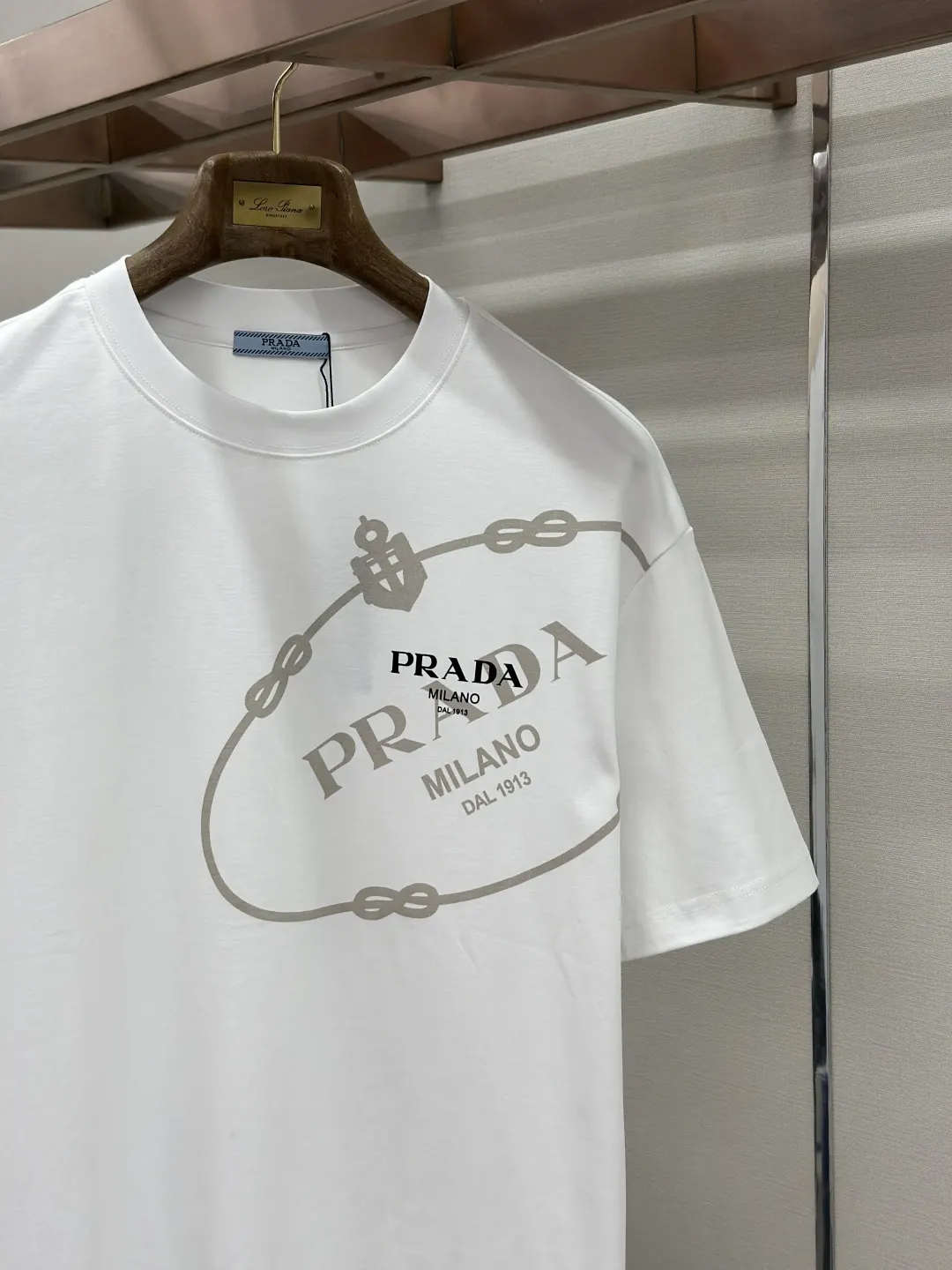 Prada 棉质 Logo 短袖T恤