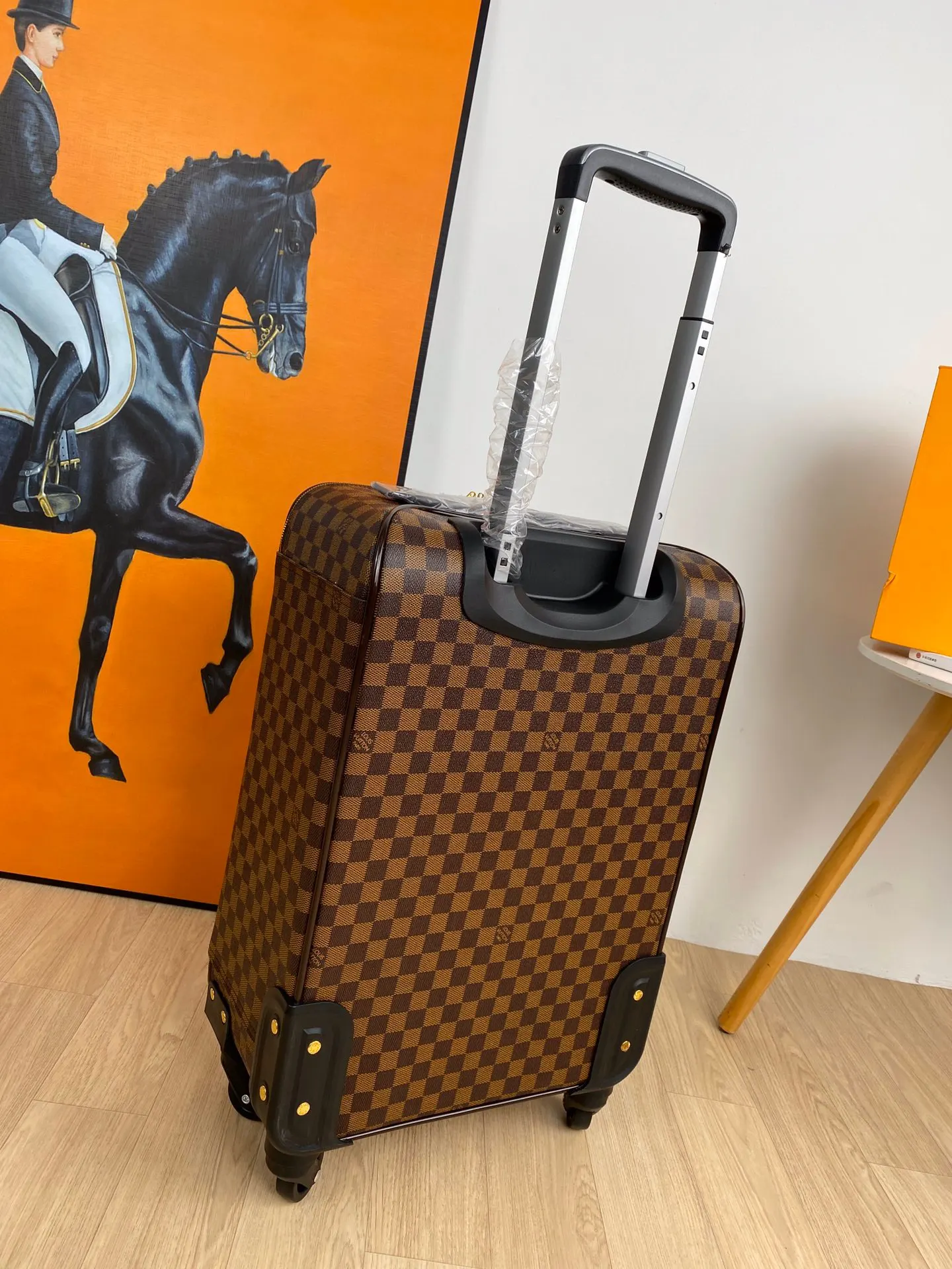 Louis Vuitton Black Monogram Suitcase Travel Lightweight Canvas