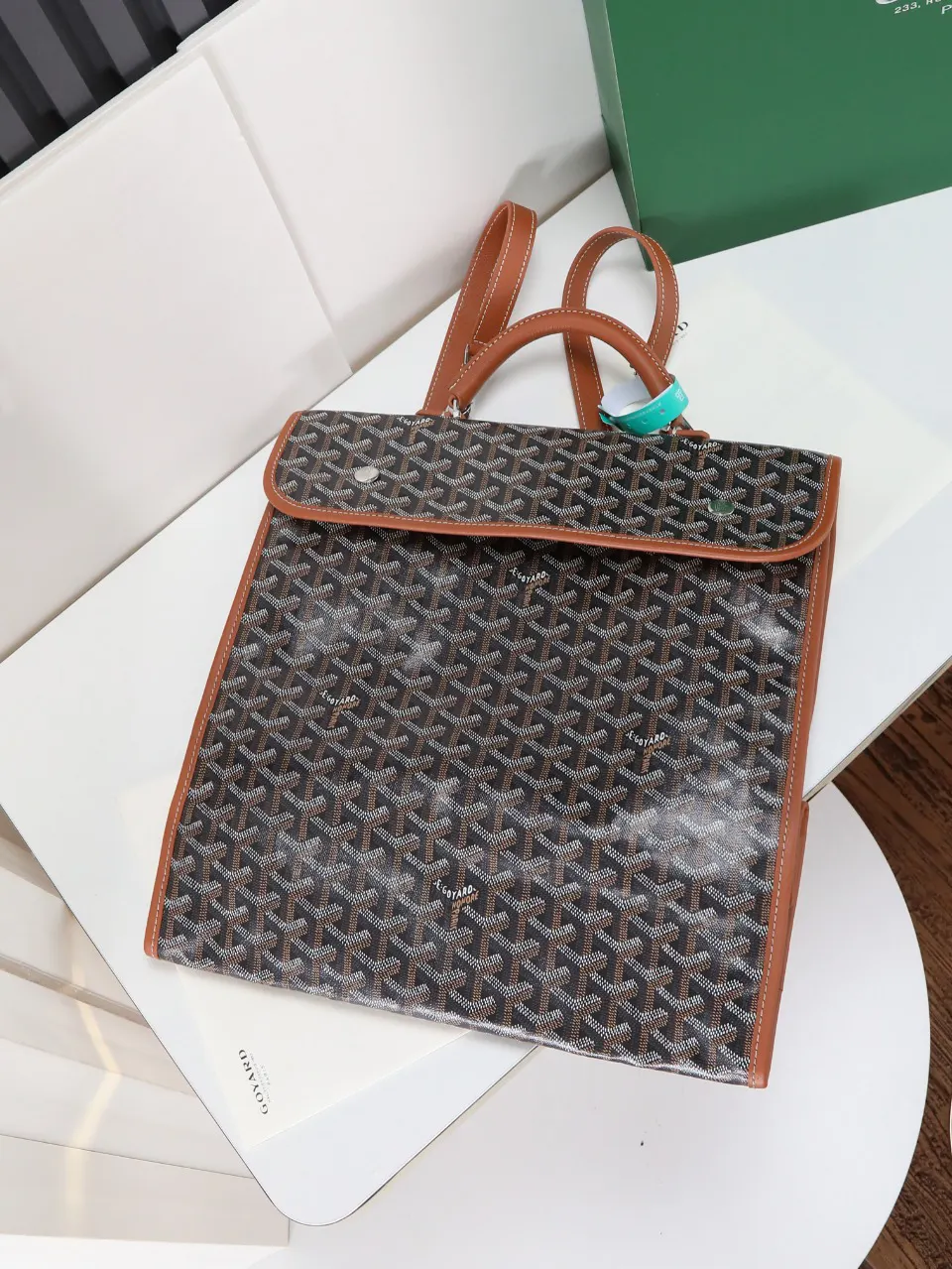 Goyard 棕色 双肩包 实用双肩款